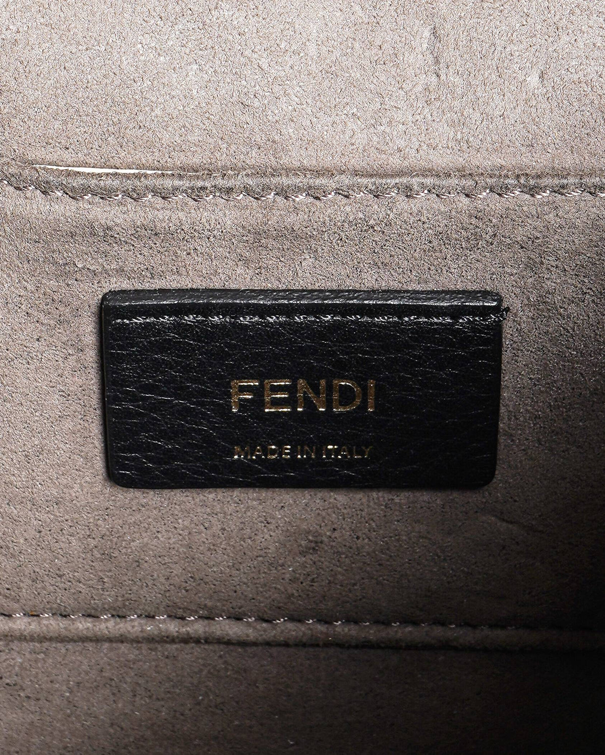 Fendi Blue leather Kan F crossbody bag