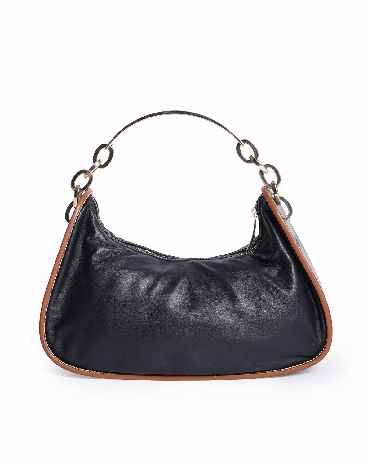 Tod's leather hobo bag in brown/black