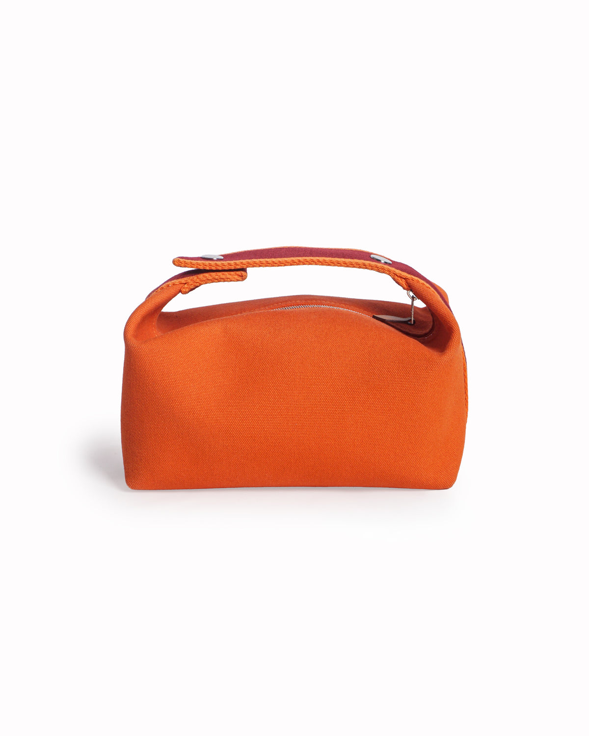 Hermès Orange Cotton Canvas Bride-à-Brac Vanity Case Bag