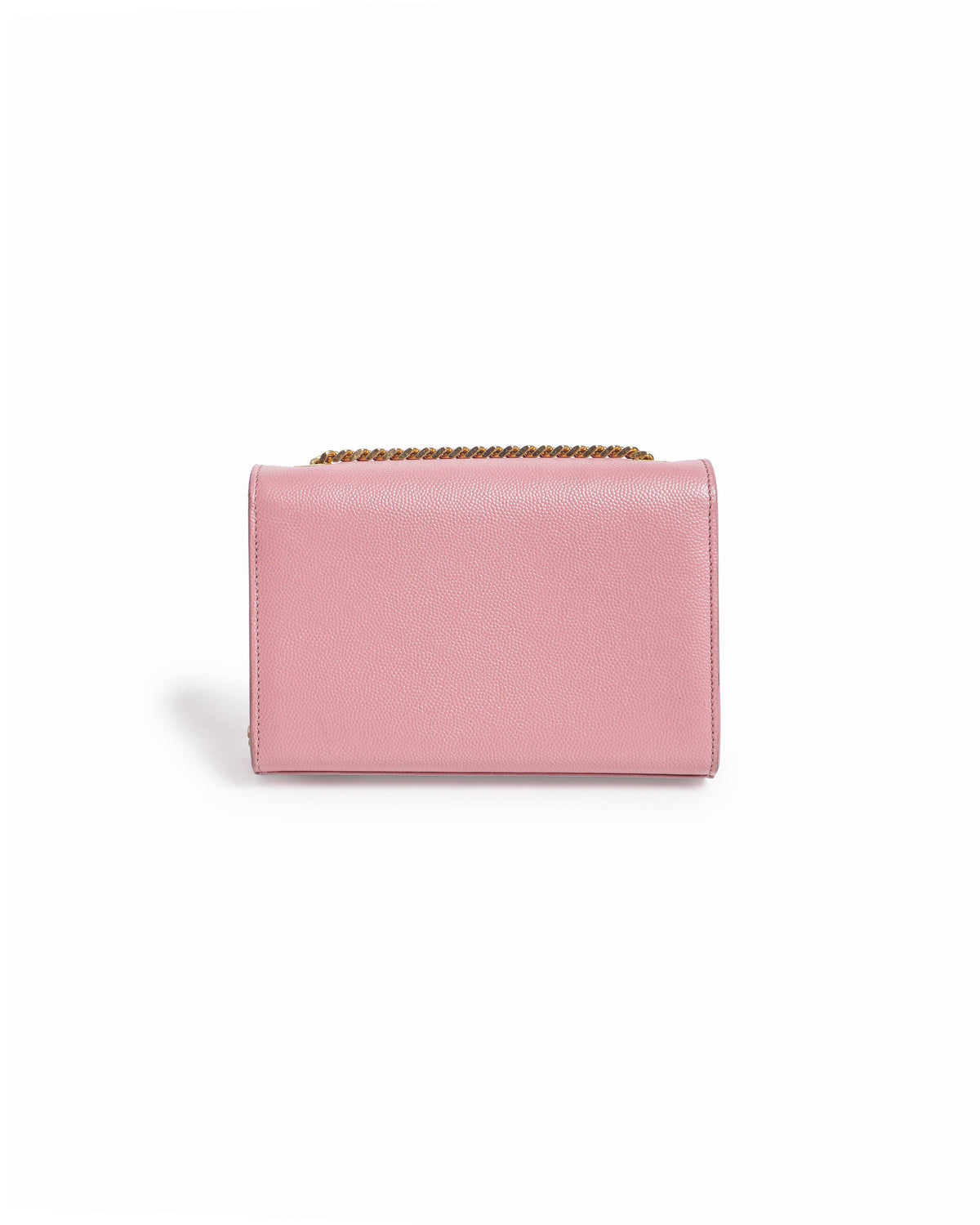 Saint Laurent Small Pink Grain de Poudre Kate Crossbody Bag