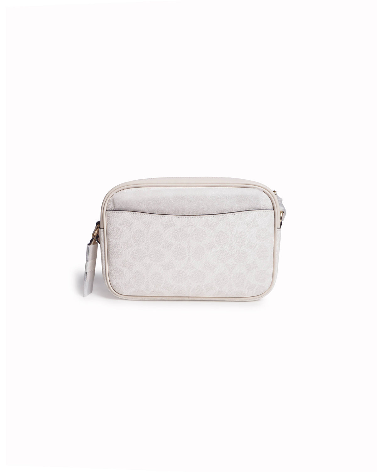 Coach Jamie Camera Bag in White Signature Canvas