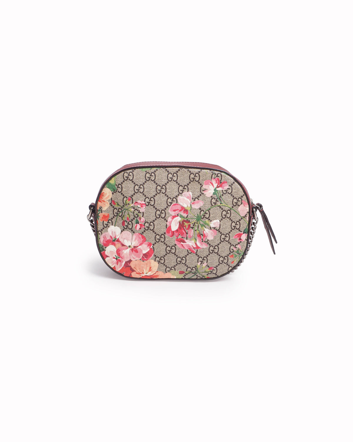 Gucci GG Supreme Blooms Floral Chain Crossbody Bag