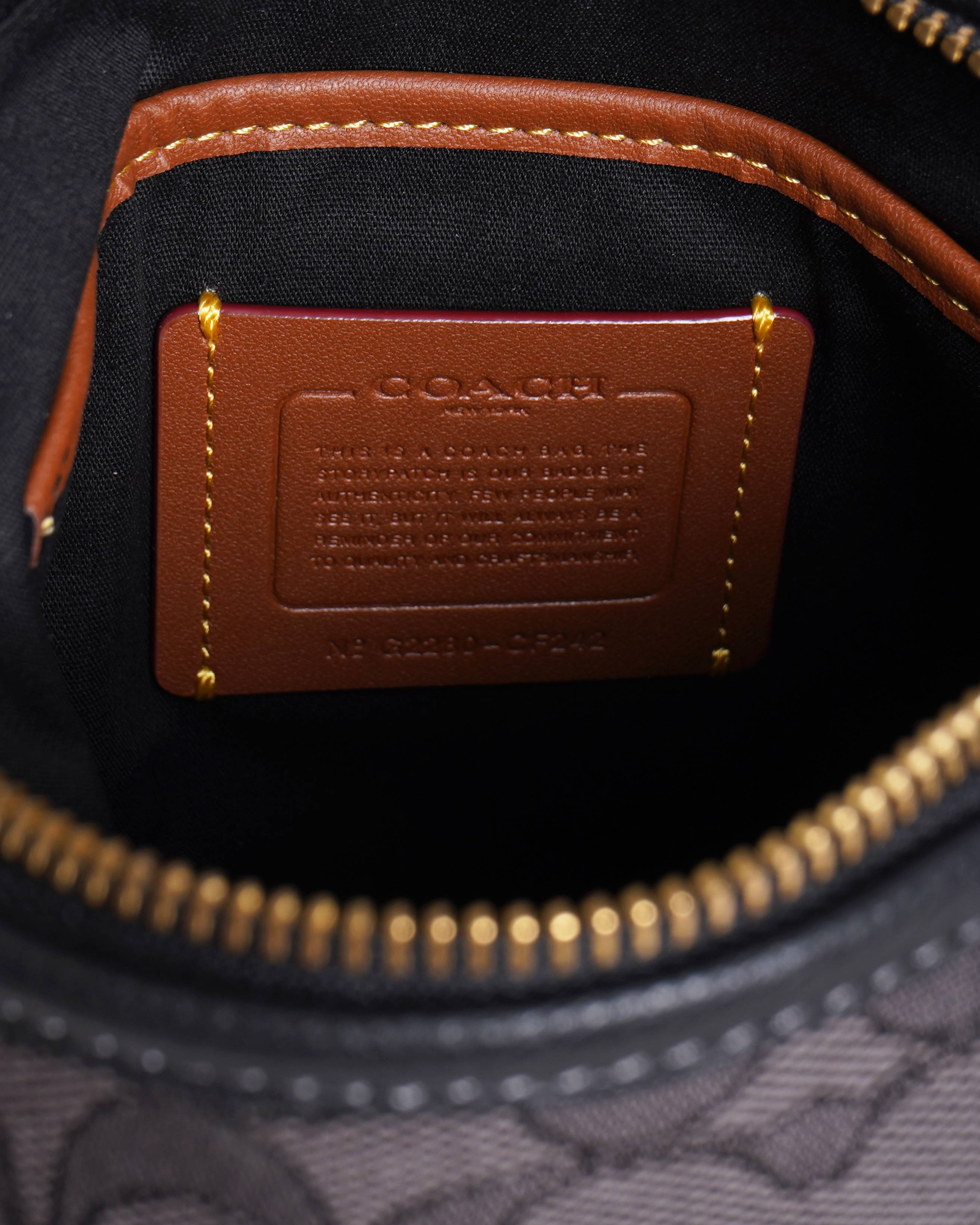 Coach Monogram Messenger Crossbody Bag