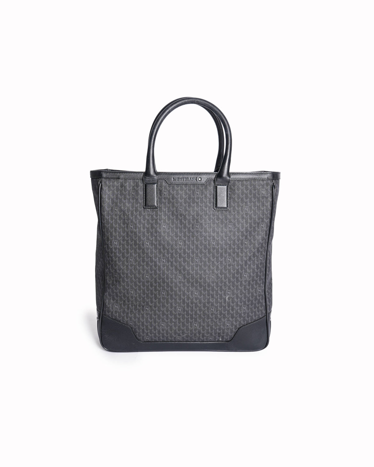 Montblanc Nightflight Signature Pattern Coated Canvas Tote Bag