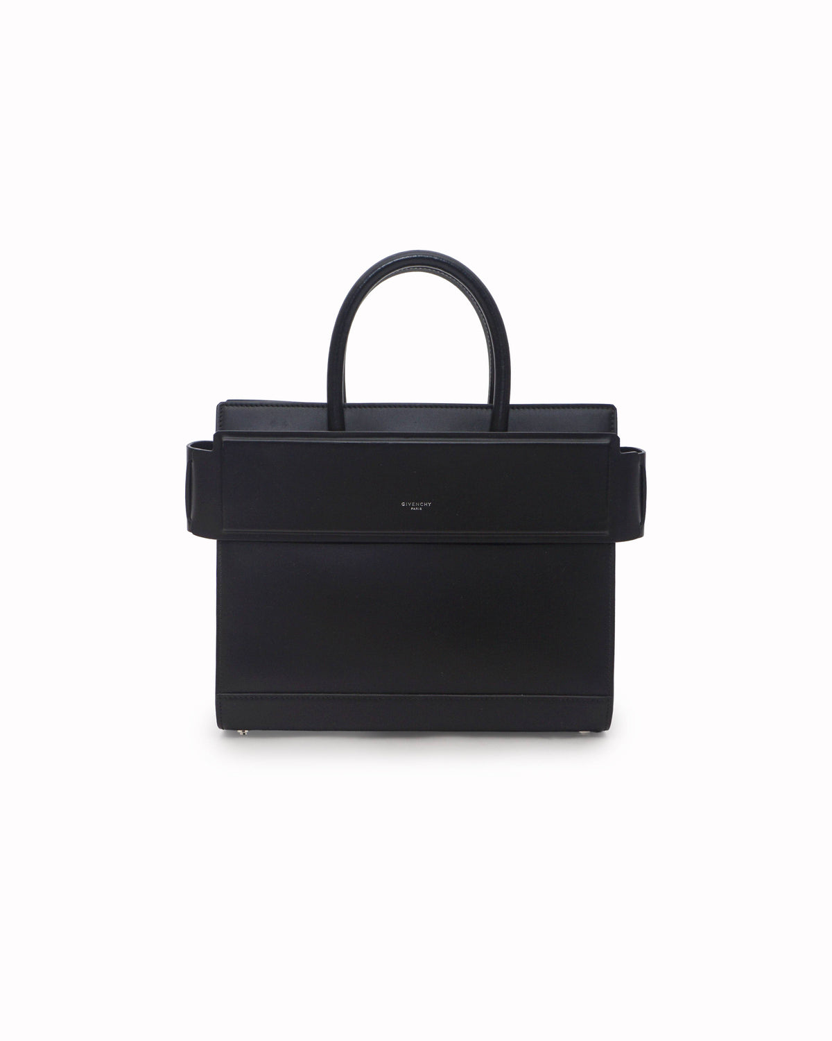Givenchy Black Leather Horizon Tote Bag