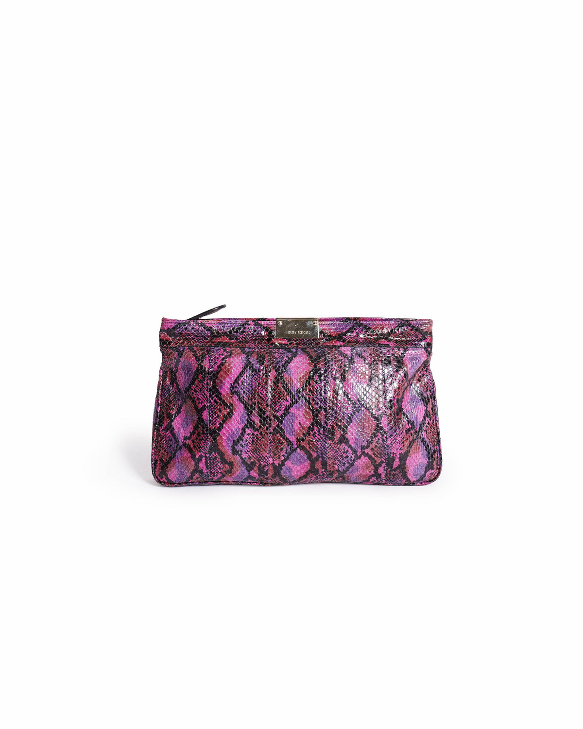 Jimmy Choo Pochette A Main Python Leather Handbag