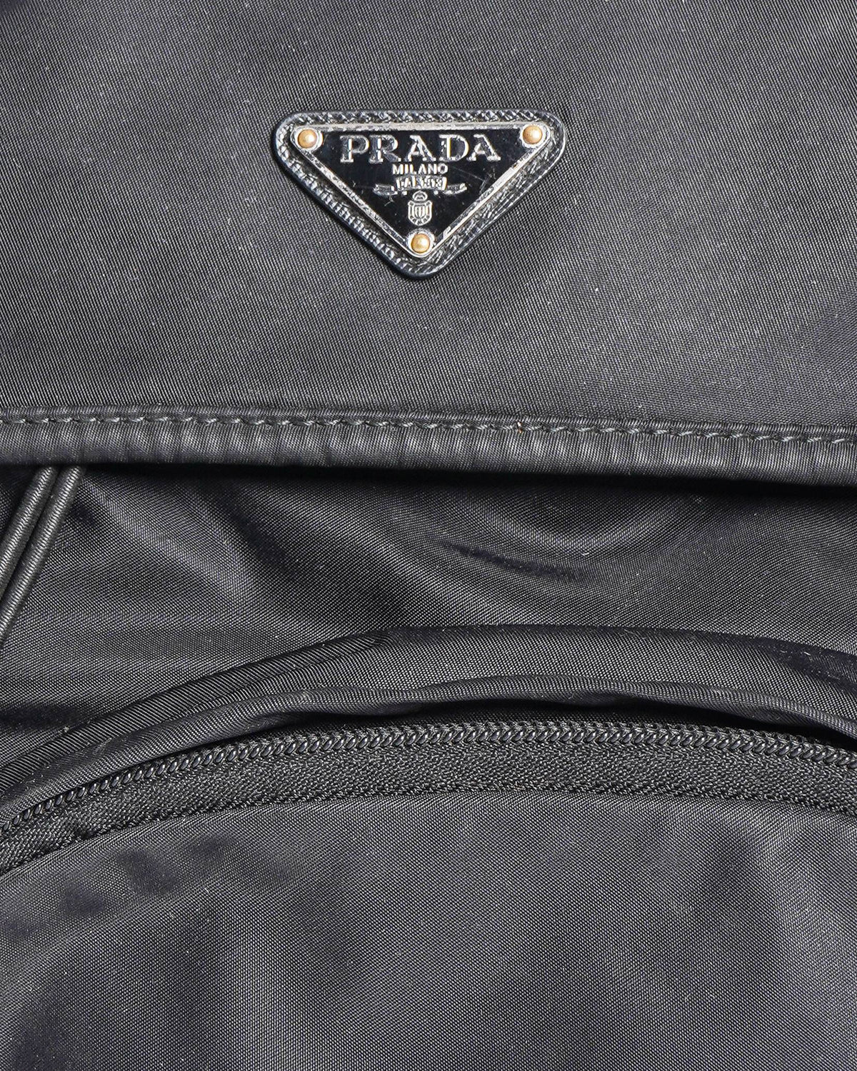 Prada Black Nylon Backpack