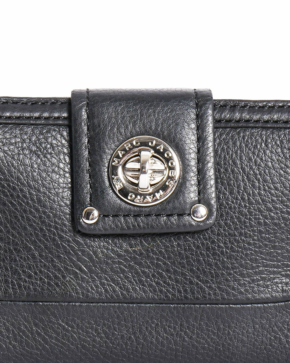 Marc Jacobs Black Leather Long wallet