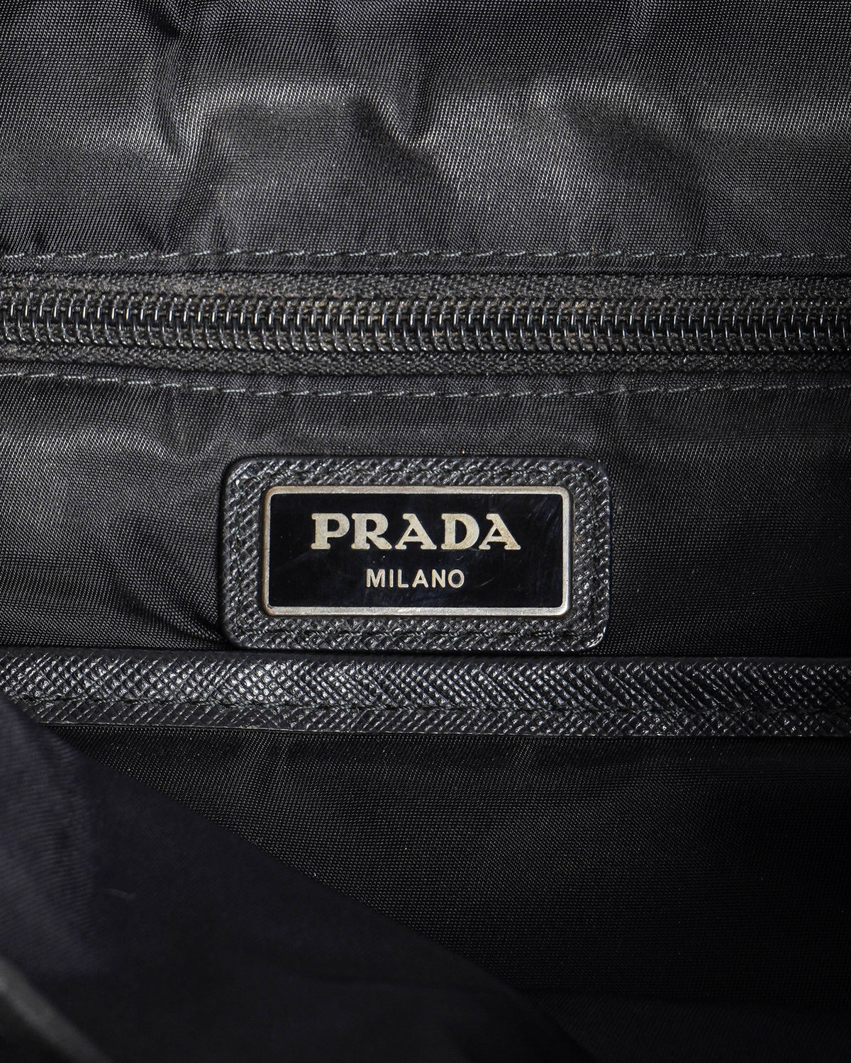 Prada Black Nylon Backpack
