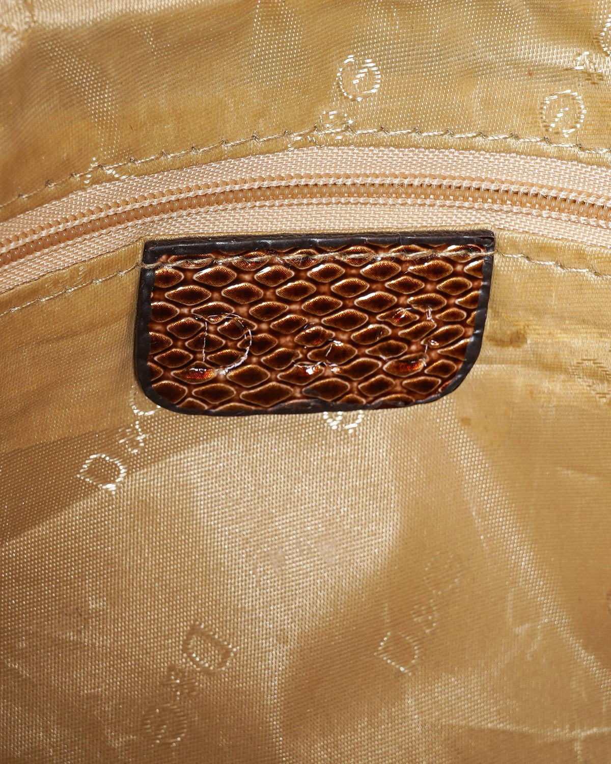 Vintage Dolce & Gabbana Monogram Canvas Studded Shoulder Bag