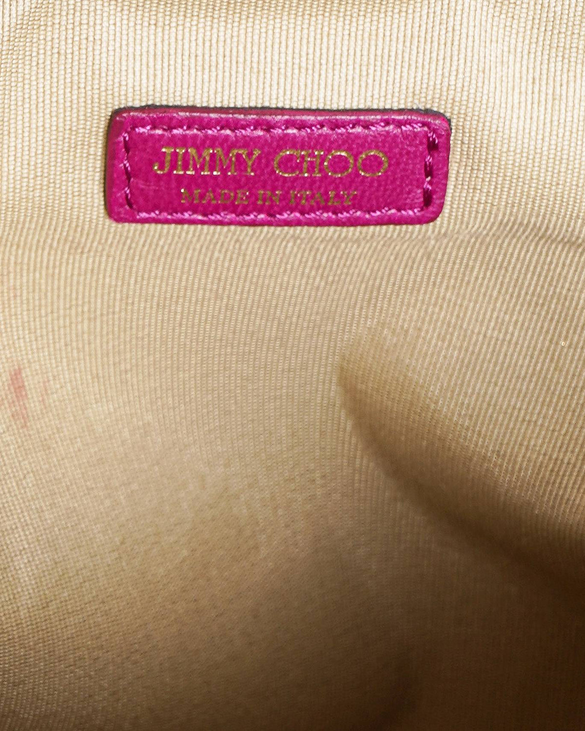 Jimmy Choo Pochette A Main Python Leather Handbag