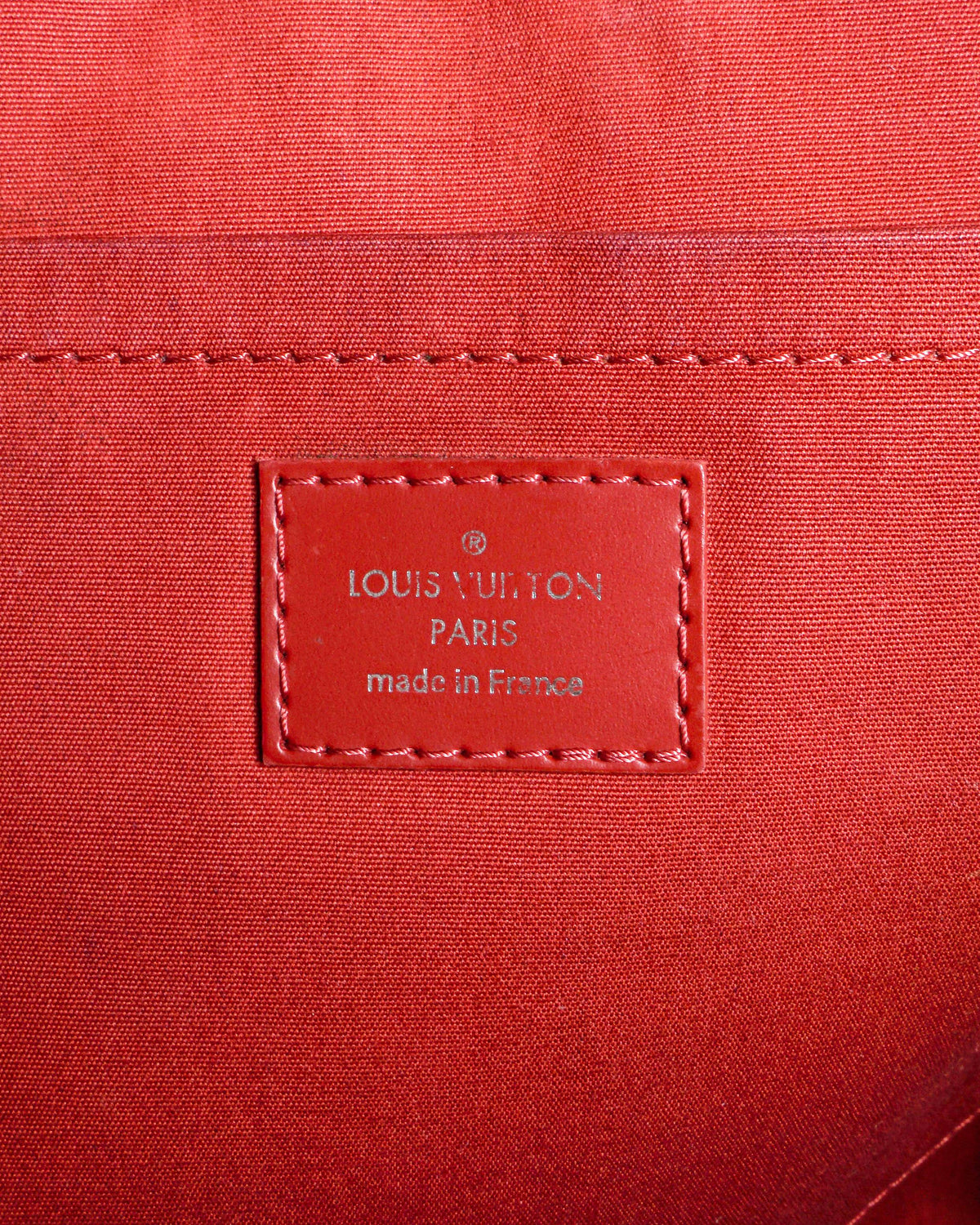 Louis Vuitton Montaigne GM Rouge Epi Leather Bag