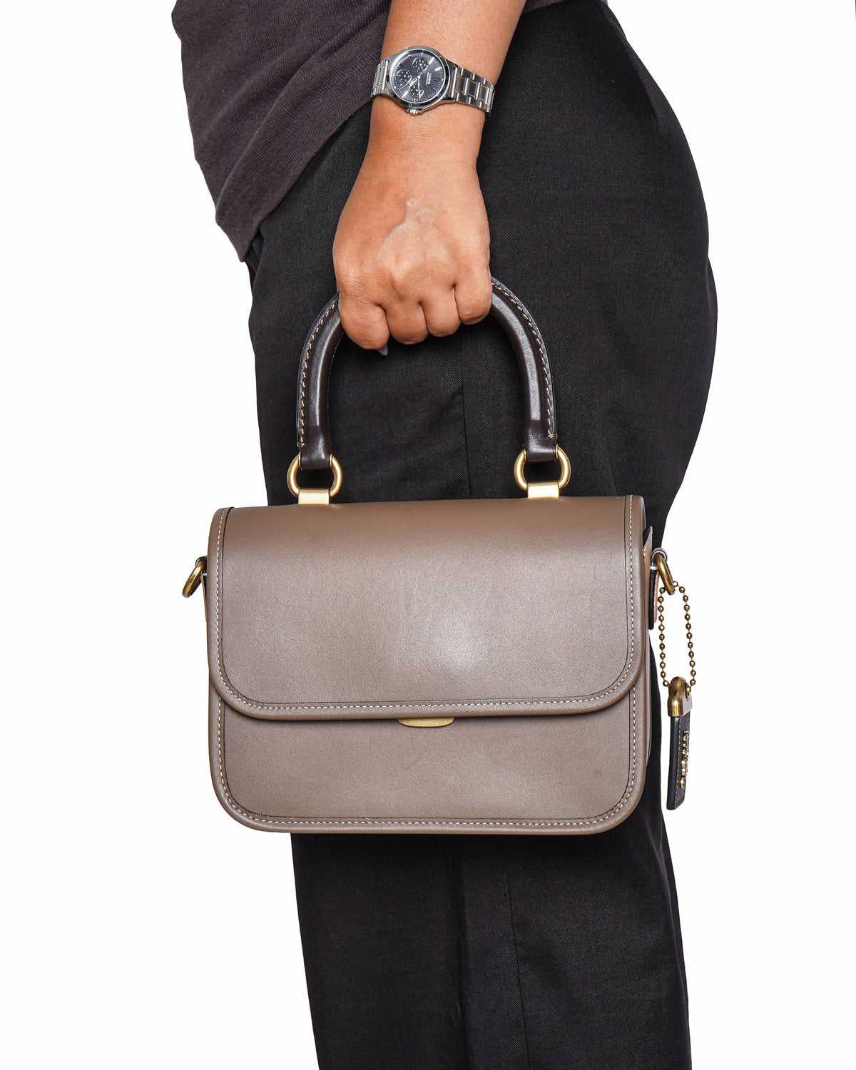 Coach Rogue Top-handle Bag in Leather