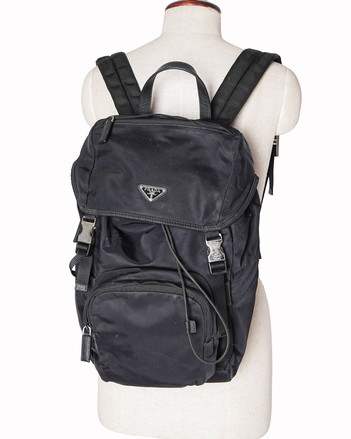 Prada Black Nylon Backpack