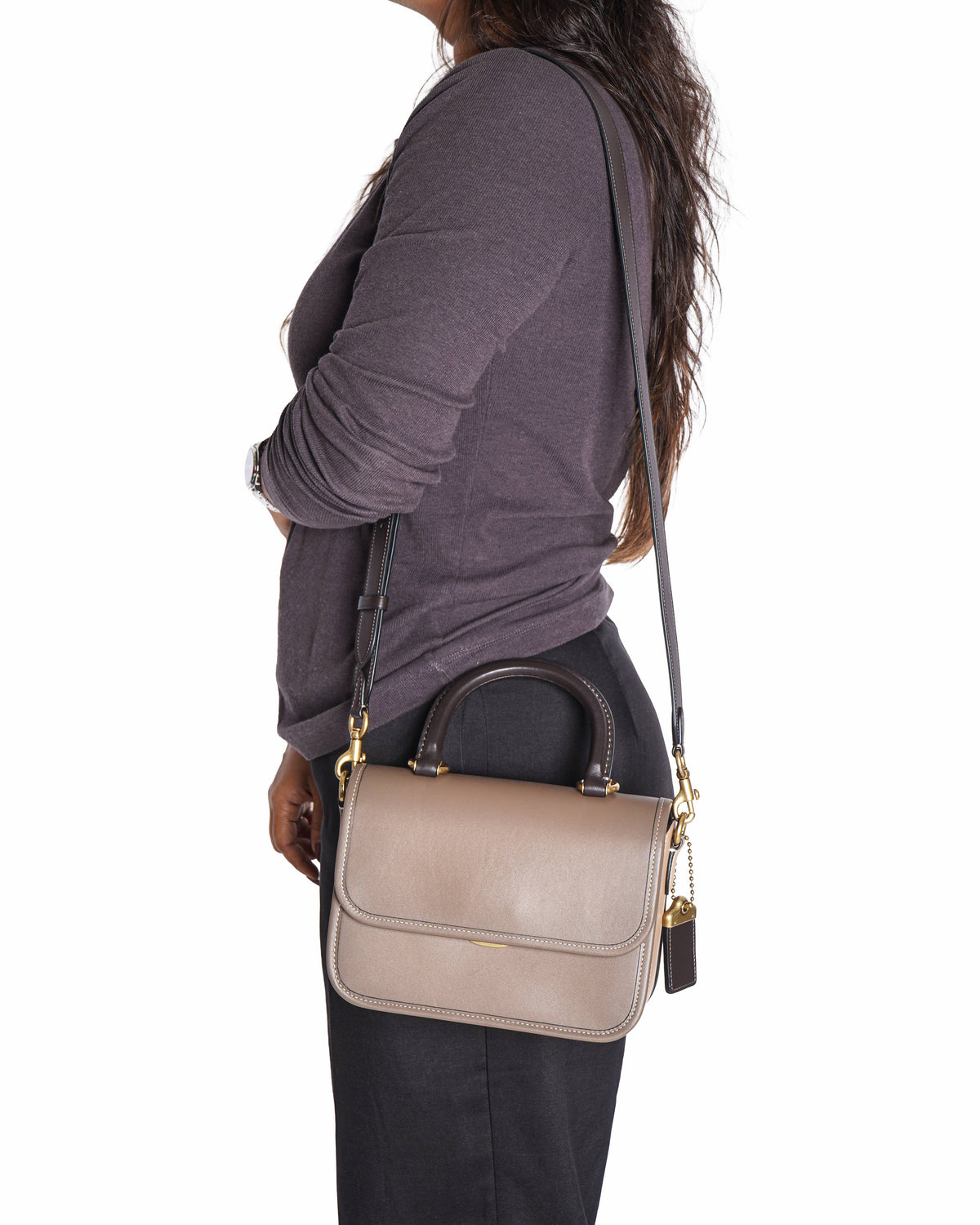 Coach Rogue Top-handle Bag in Leather