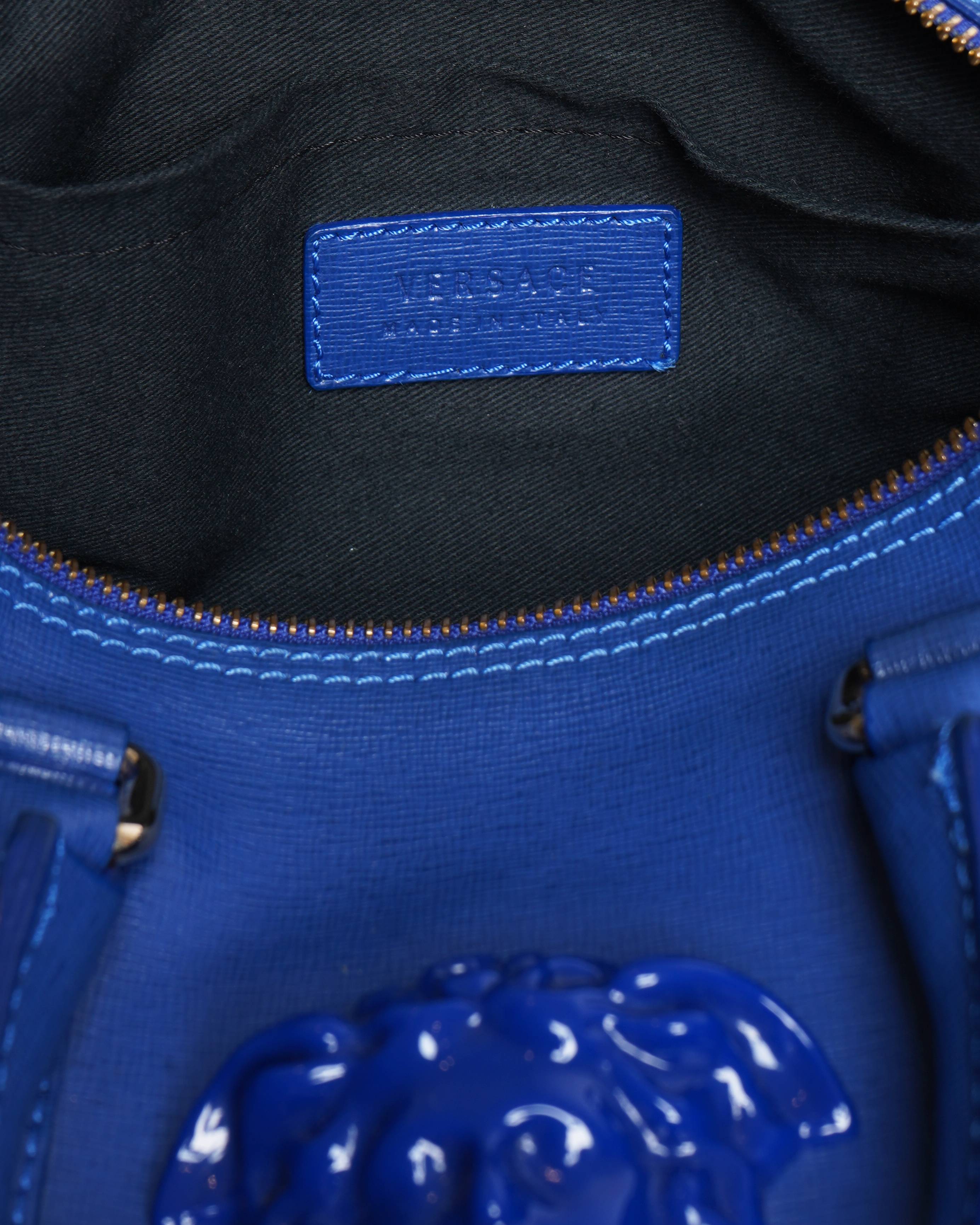 New Versace medusa palazzo bowling bag