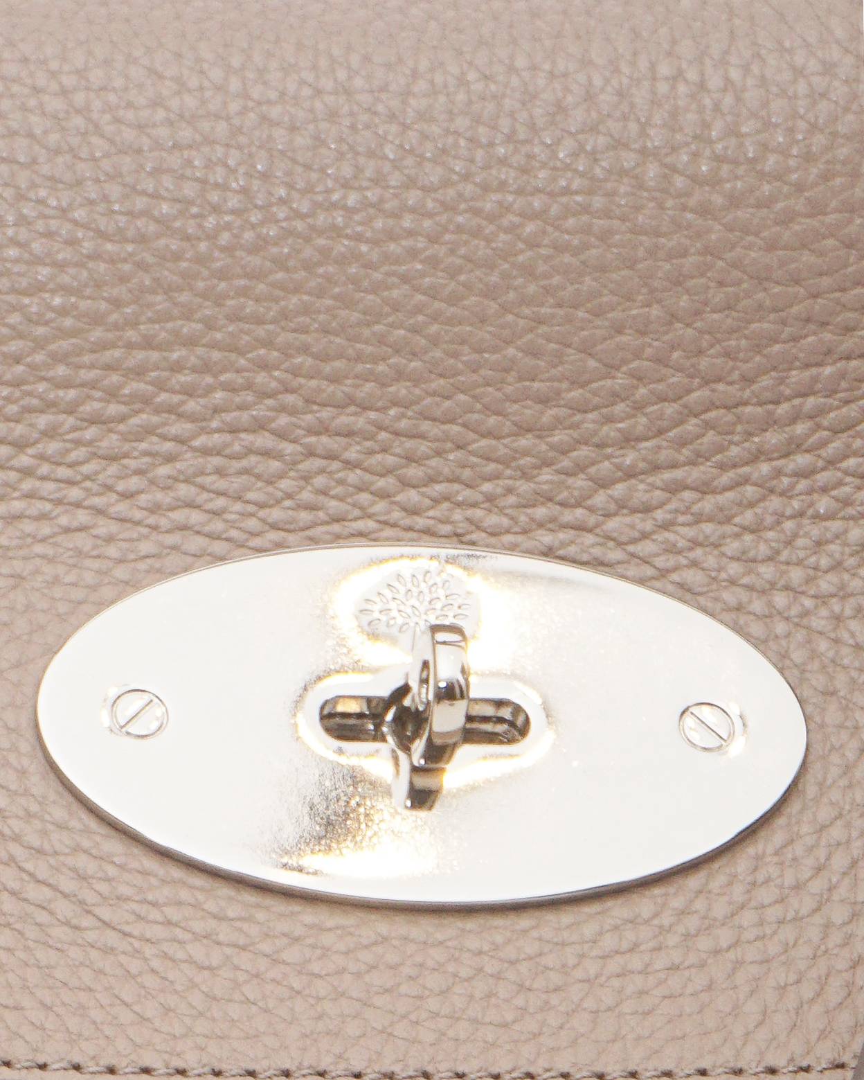 Mulberry Sable Bayswater Grain Leather Shoulder Bag