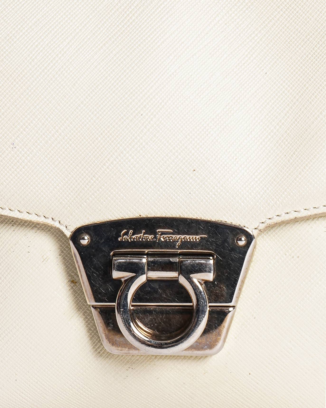 Salvatore Ferragamo Gancini Flap Shoulder Bag
