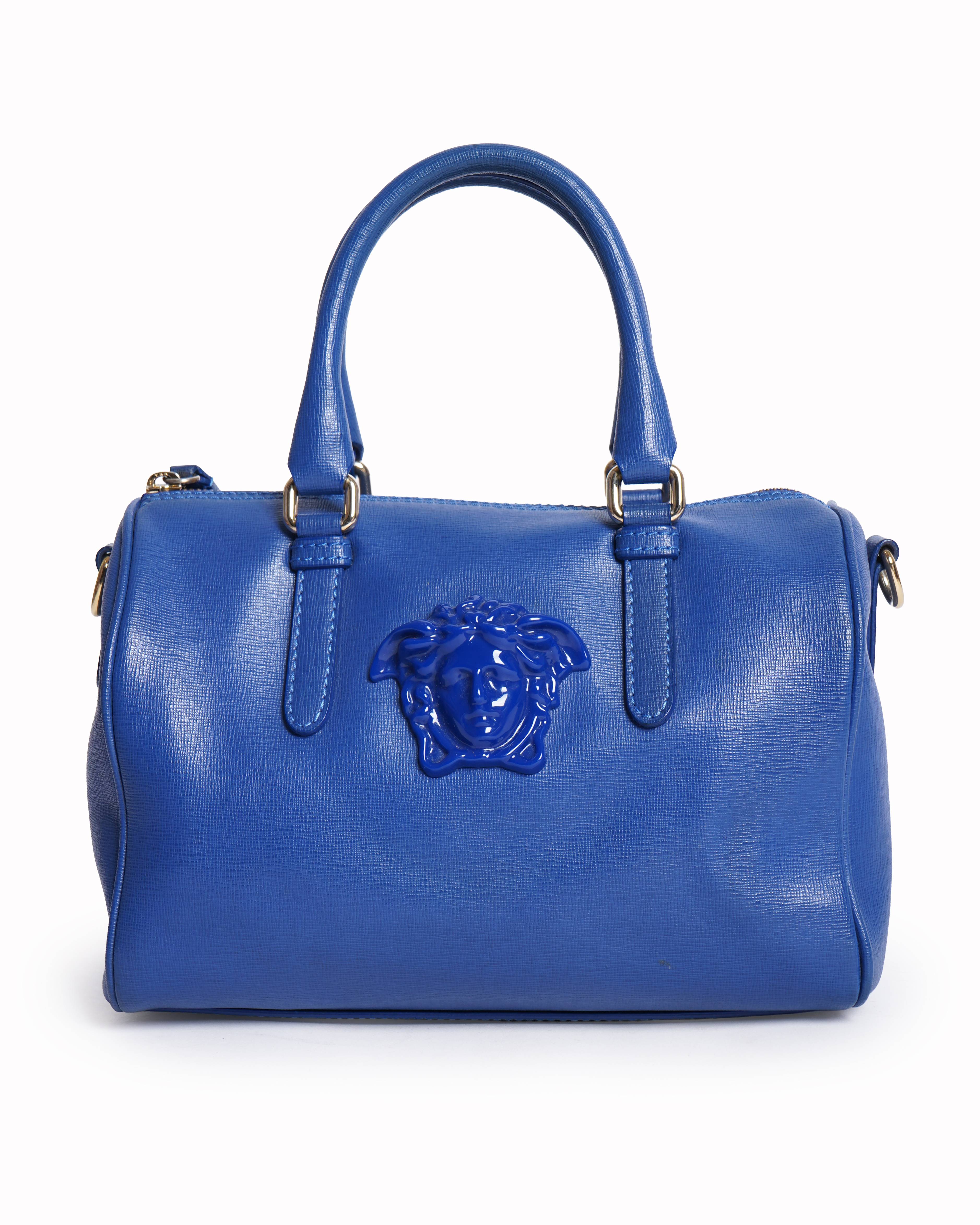 New Versace medusa palazzo bowling bag