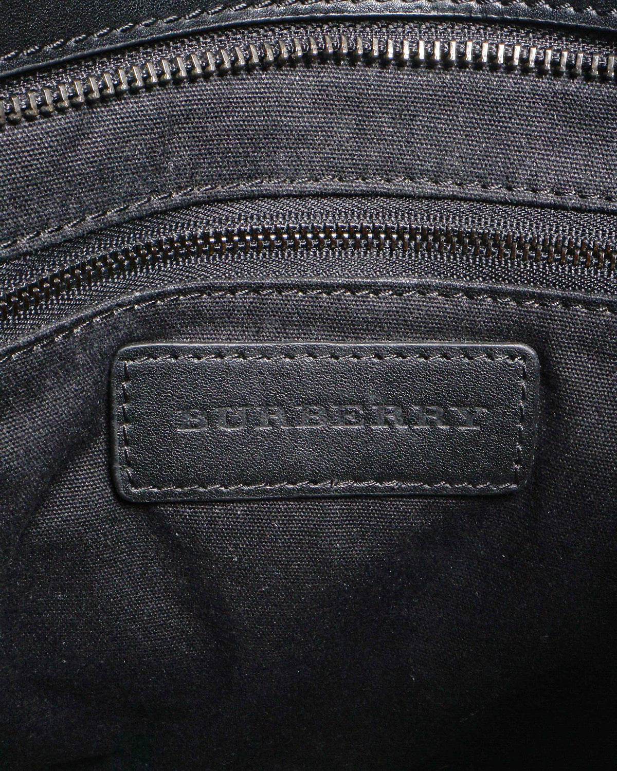Burberry Charcoal Nova Check Nylon Messenger Bag