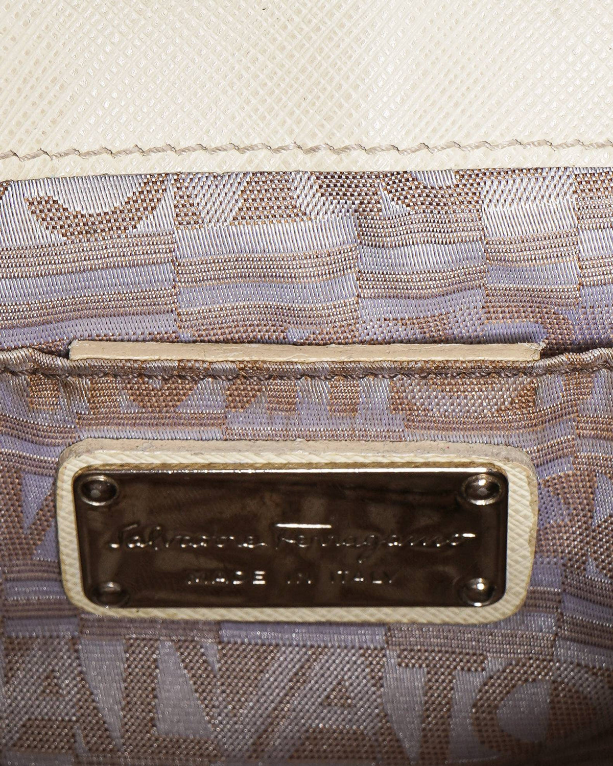 Salvatore Ferragamo Gancini Flap Shoulder Bag