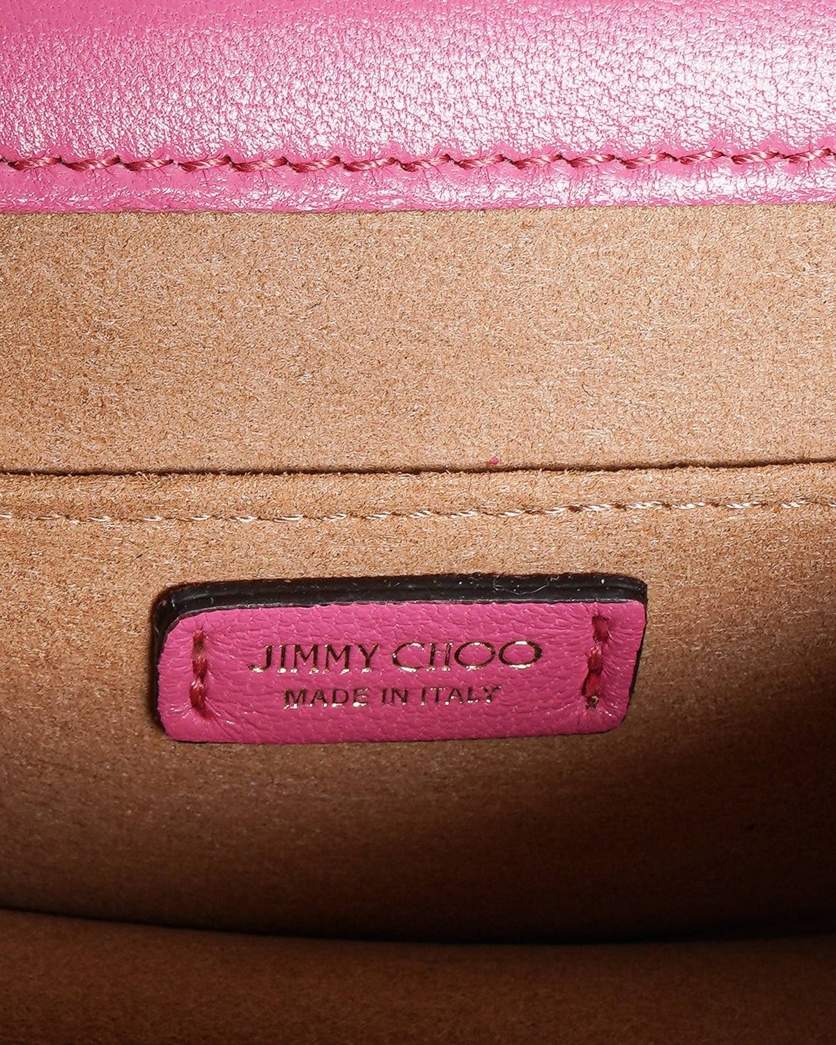 Jimmy Choo Varenne Avenue Mini Quad Pink Shoulder Bag