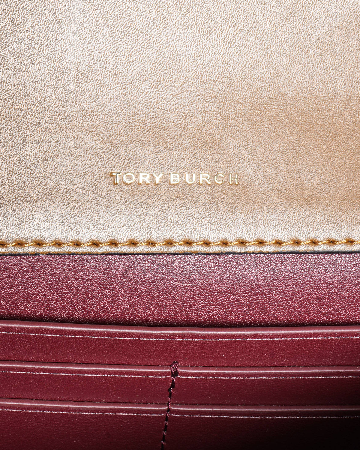 Tory Burch T Monogram Canvas and Leather Mini Shoulder Bag