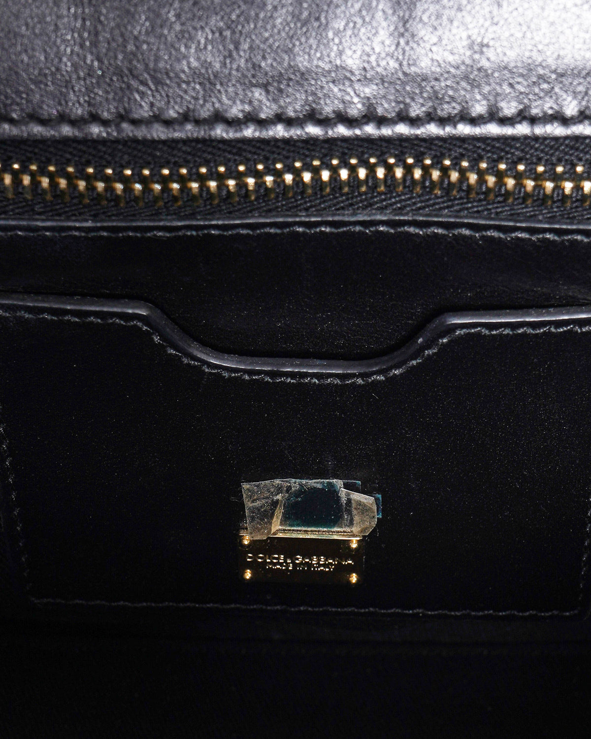 Dolce & Gabbana Miss Sicily DG Family Leather Satchel