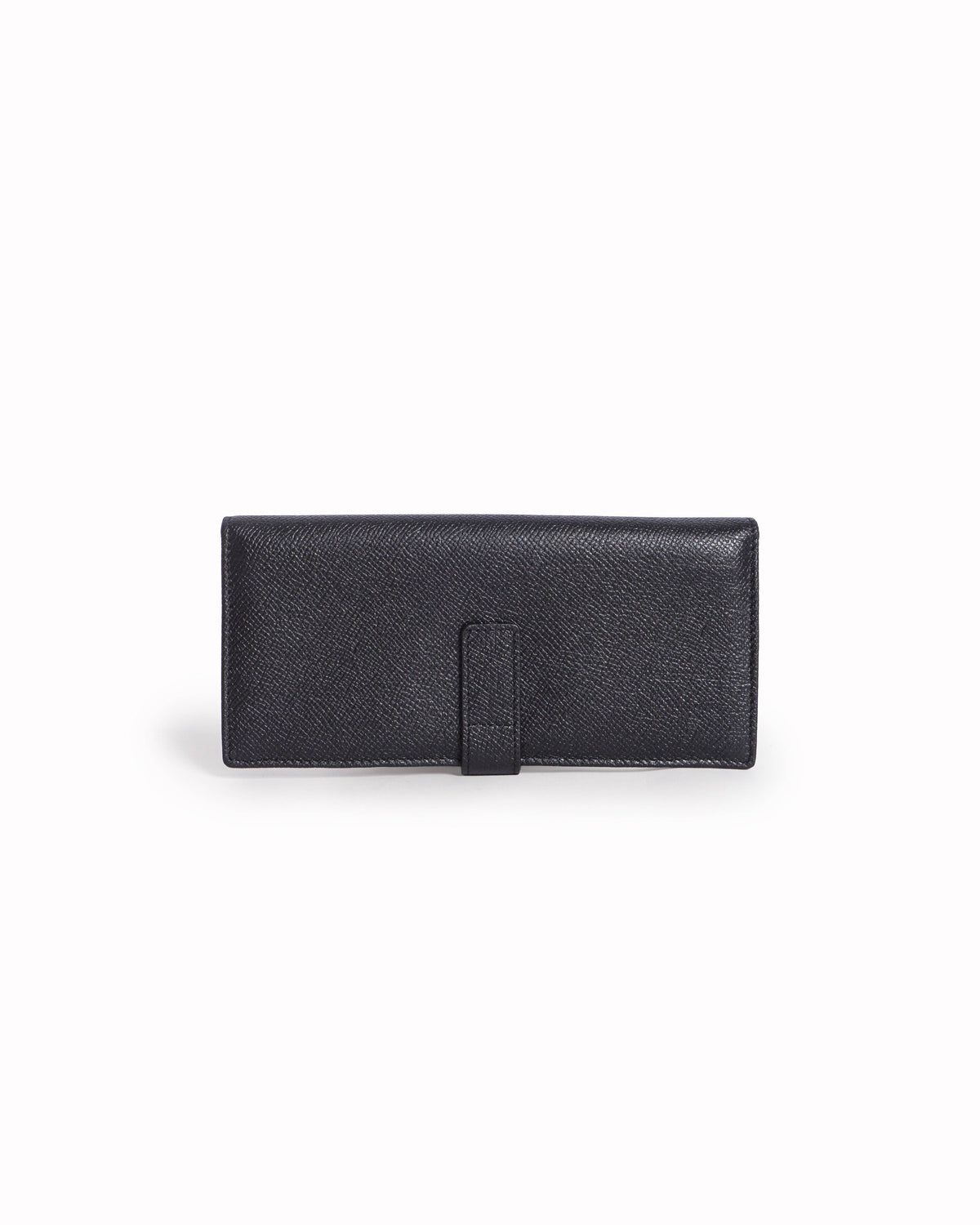 Tod's Black Textured Leather Continental Flap Wallet