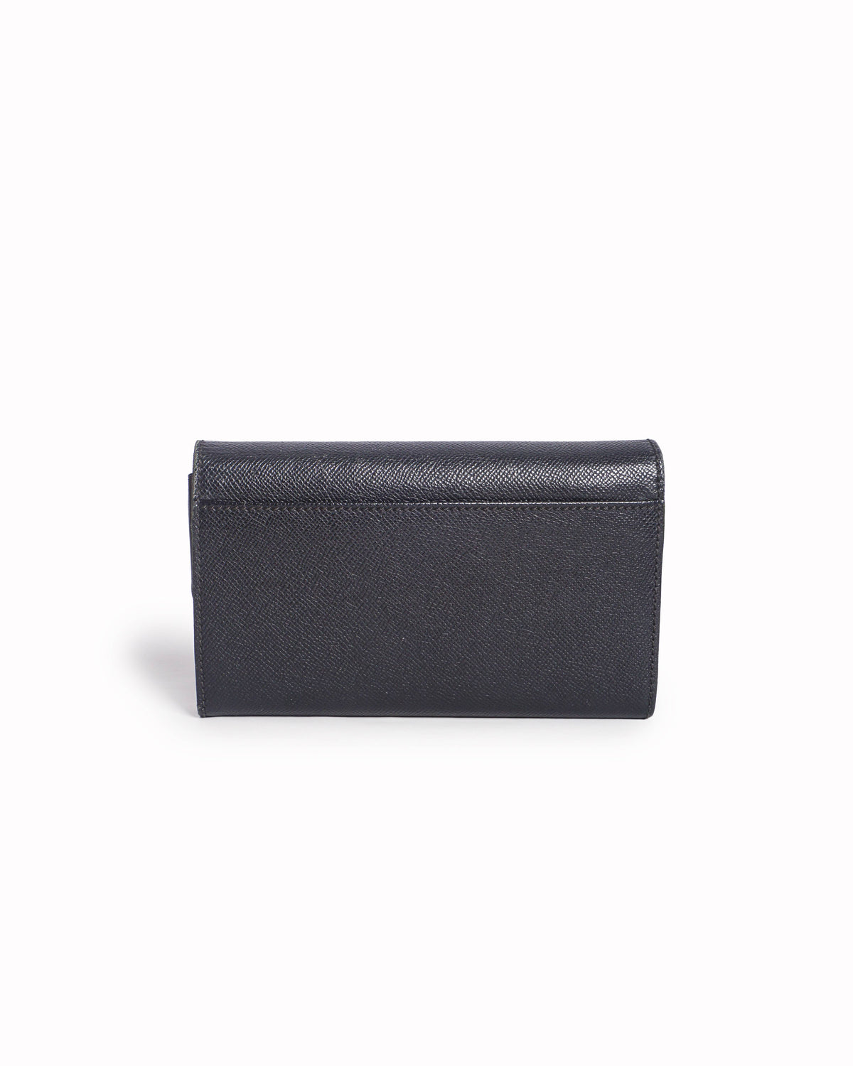 Chanel Classic Flap Long Wallet Black Caviar Leather Gold CC