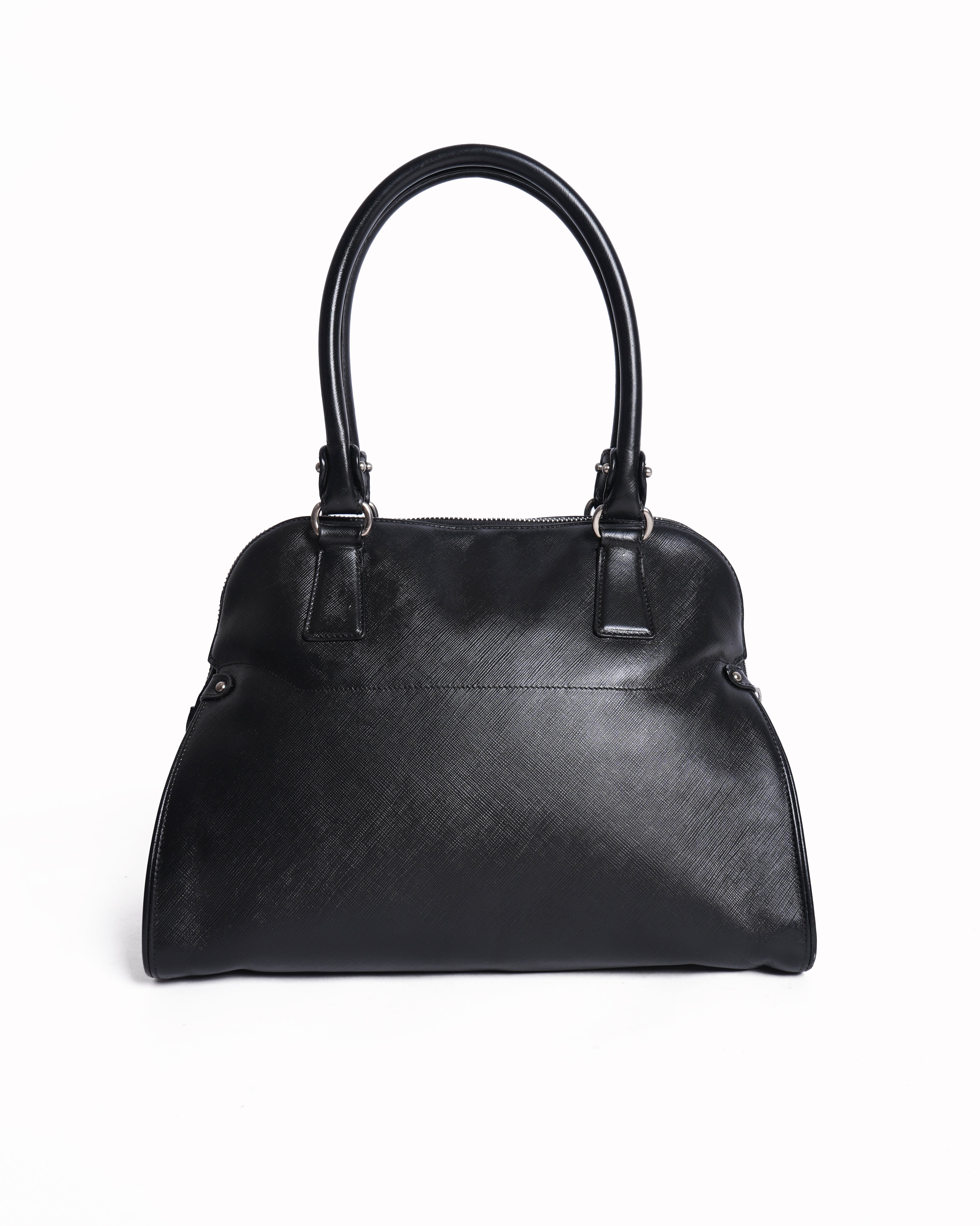 Salvatore Ferragamo Double Gancio Leather Handbag