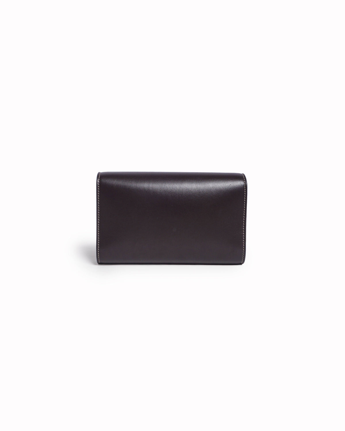 Savette Symmetry Mini Brown Leather Crossbody Bag