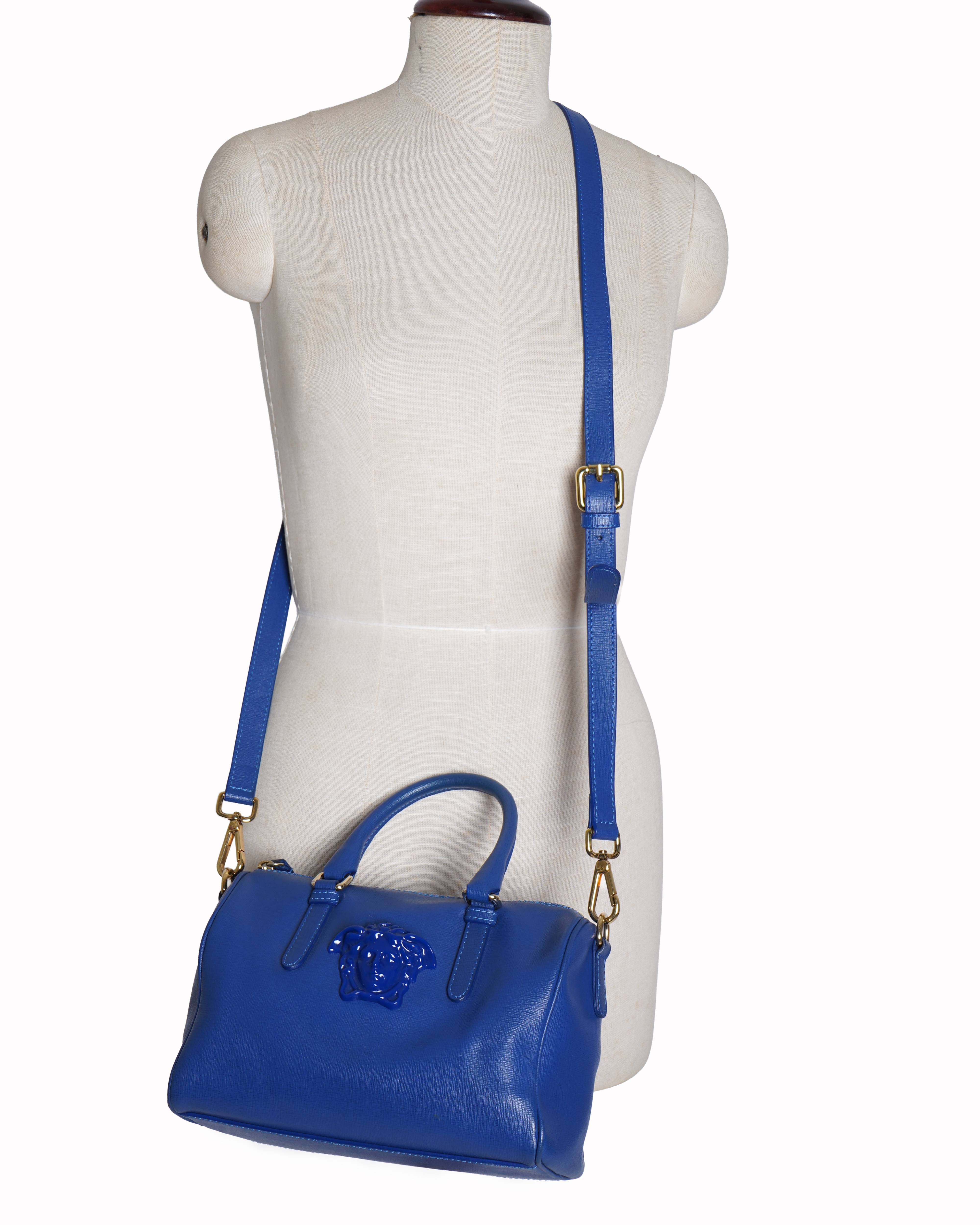 New Versace medusa palazzo bowling bag