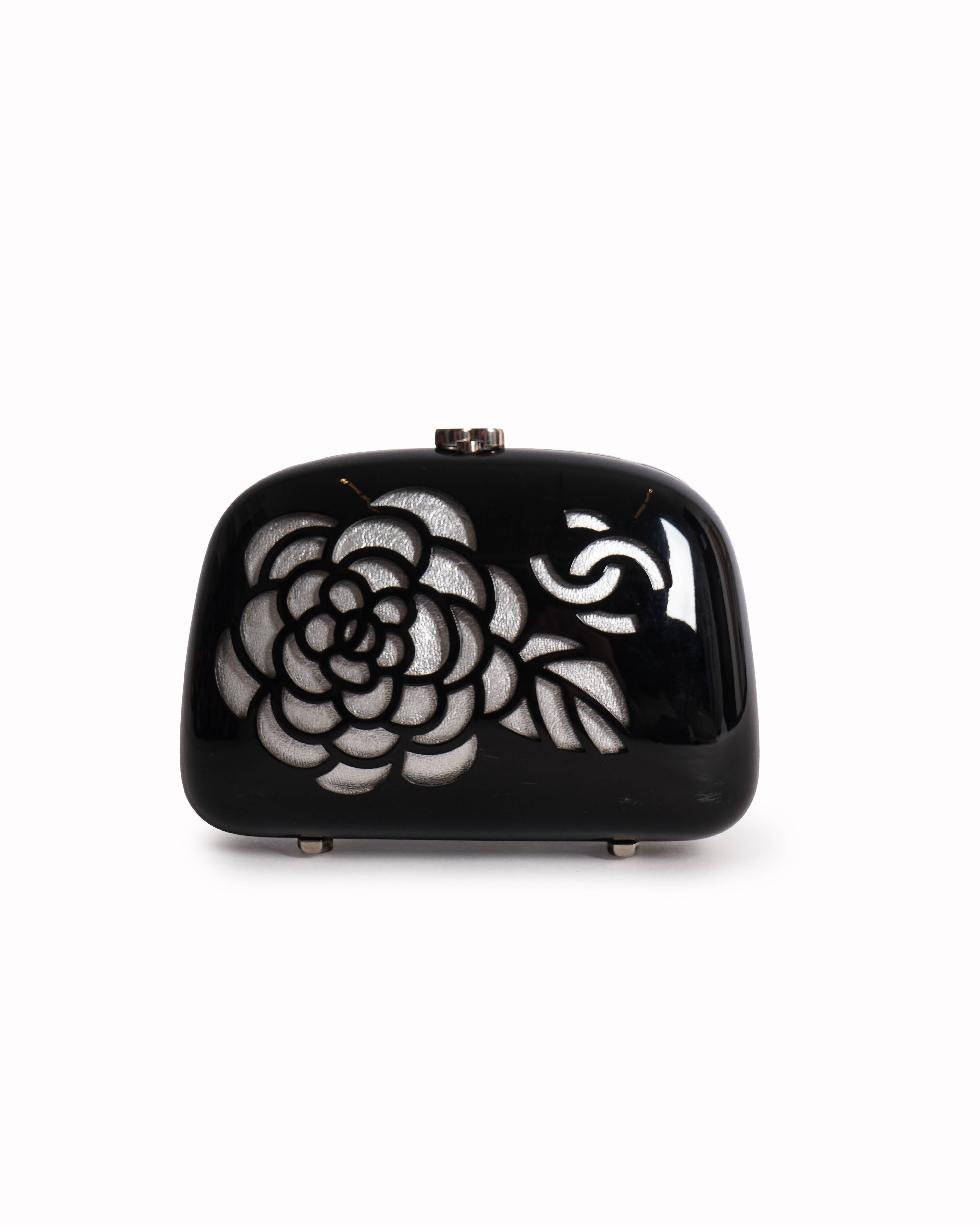 Chanel Camellia Minaudière Collectors Clutch Bag