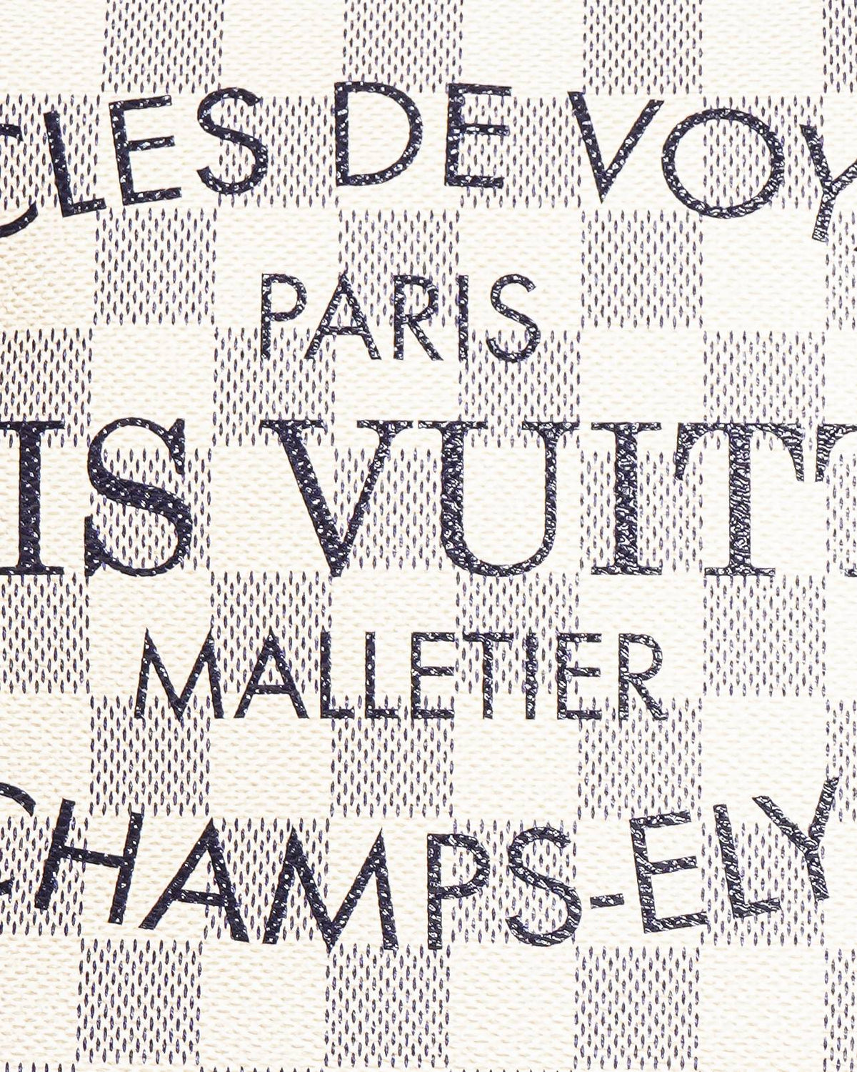 Louis Vuitton Damier Azur De Voyage Cabas Adventure Bag