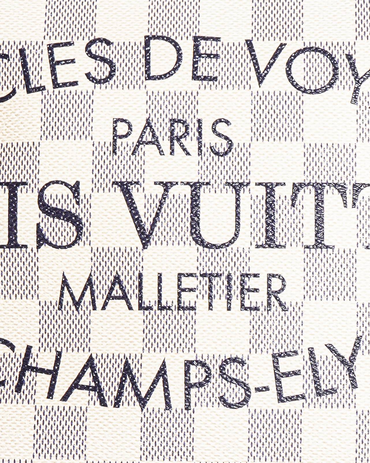 Louis Vuitton Damier Azur De Voyage Cabas Adventure Bag