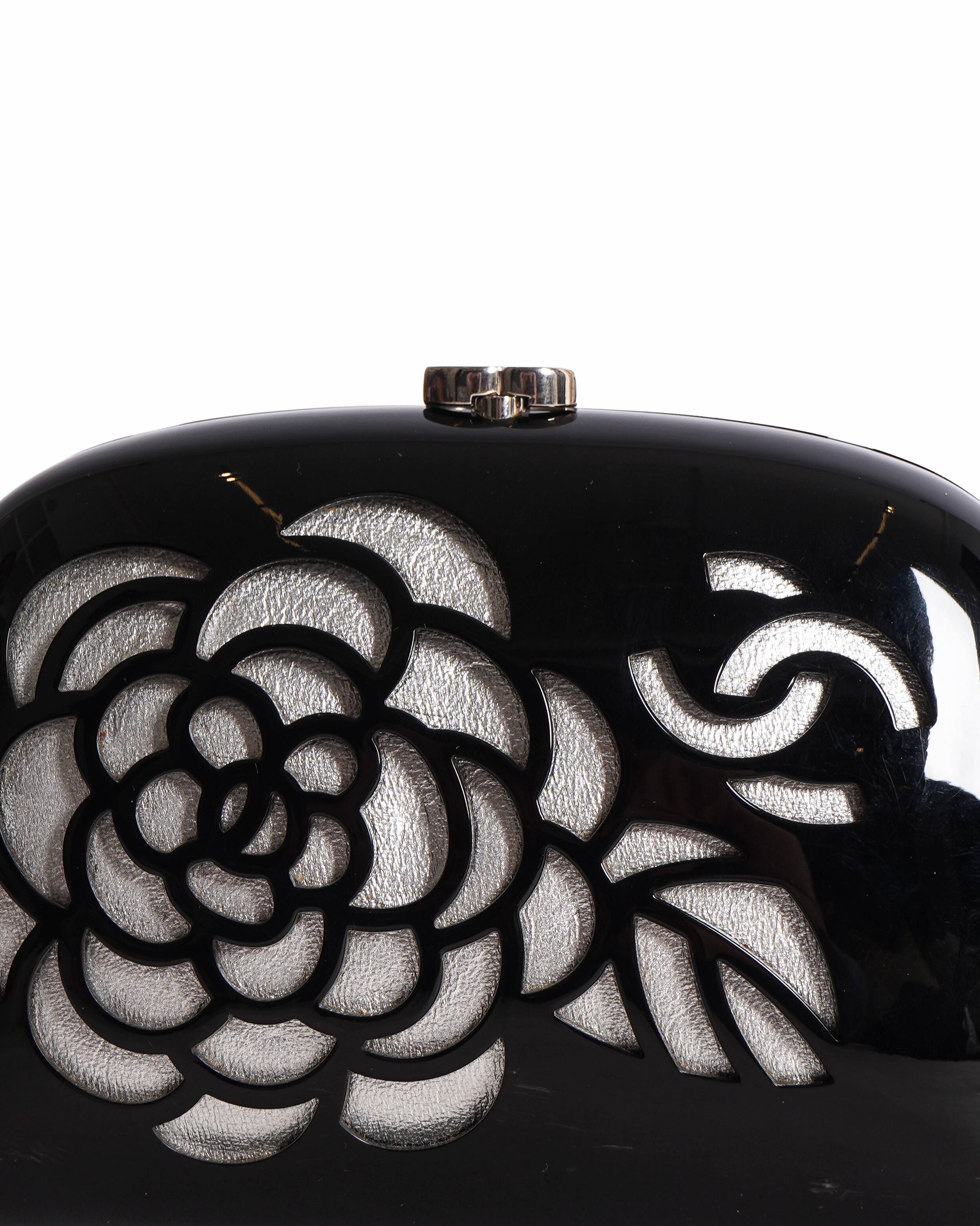 Chanel Camellia Minaudière Collectors Clutch Bag