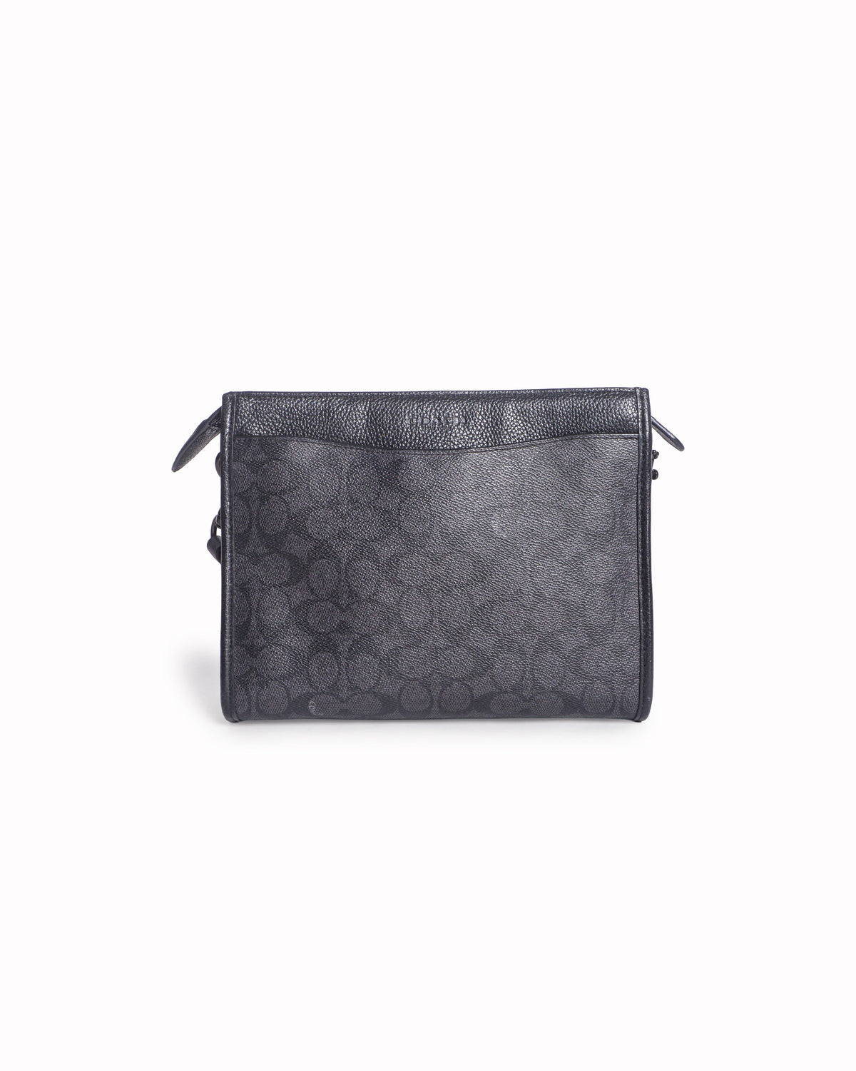 Coach Signature Flat Crossbody Bag with Coin Pouch