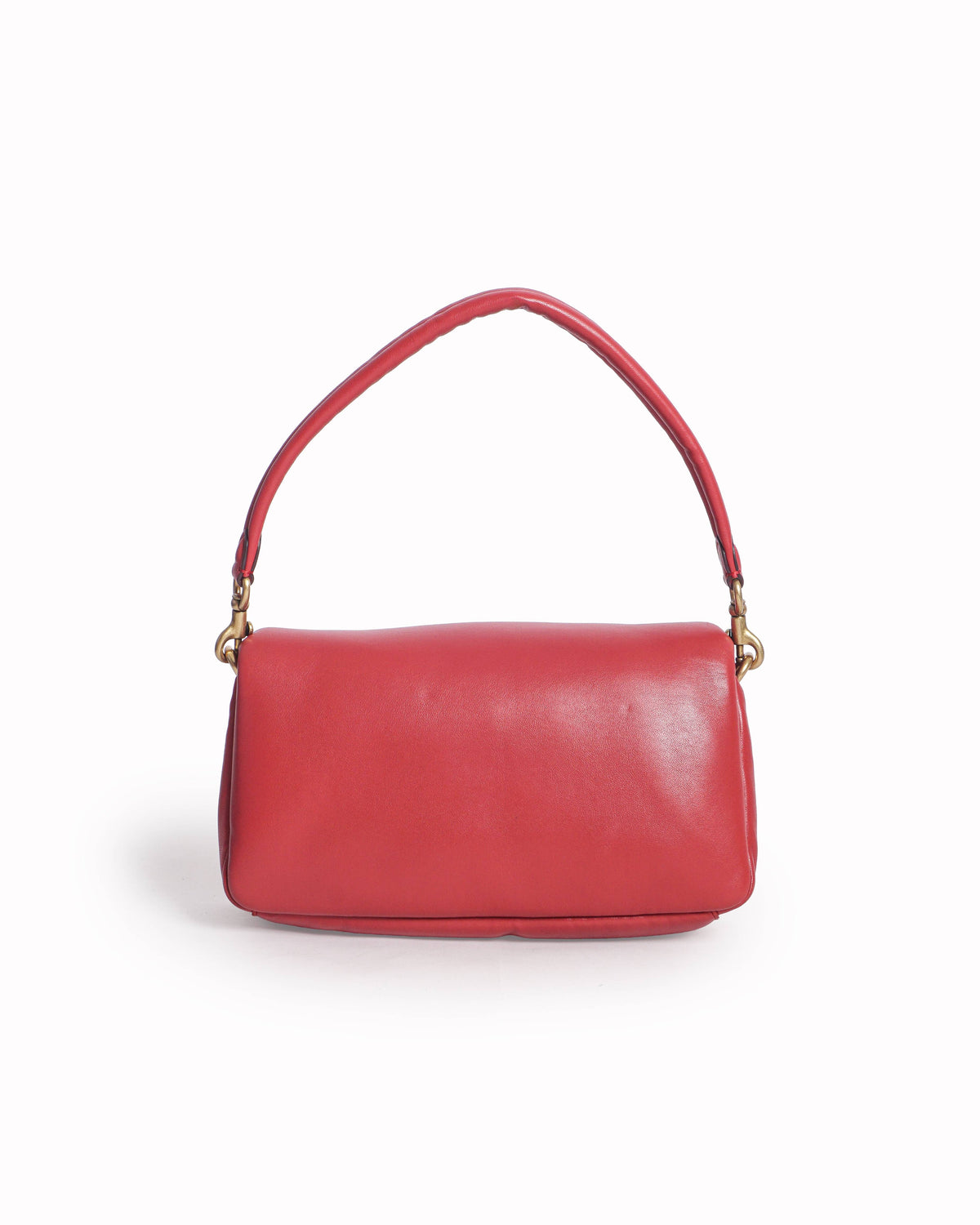Coach Red Nappa Leather Pillow Tabby 26 Shoulder Bag