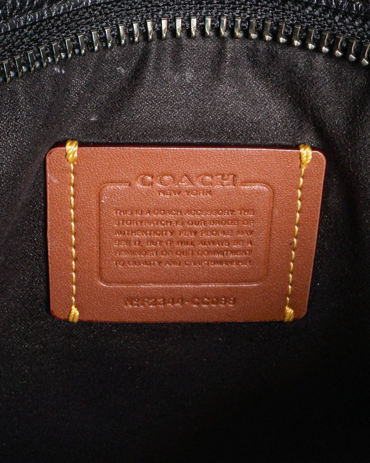 Coach Signature Flat Crossbody Bag with Coin Pouch