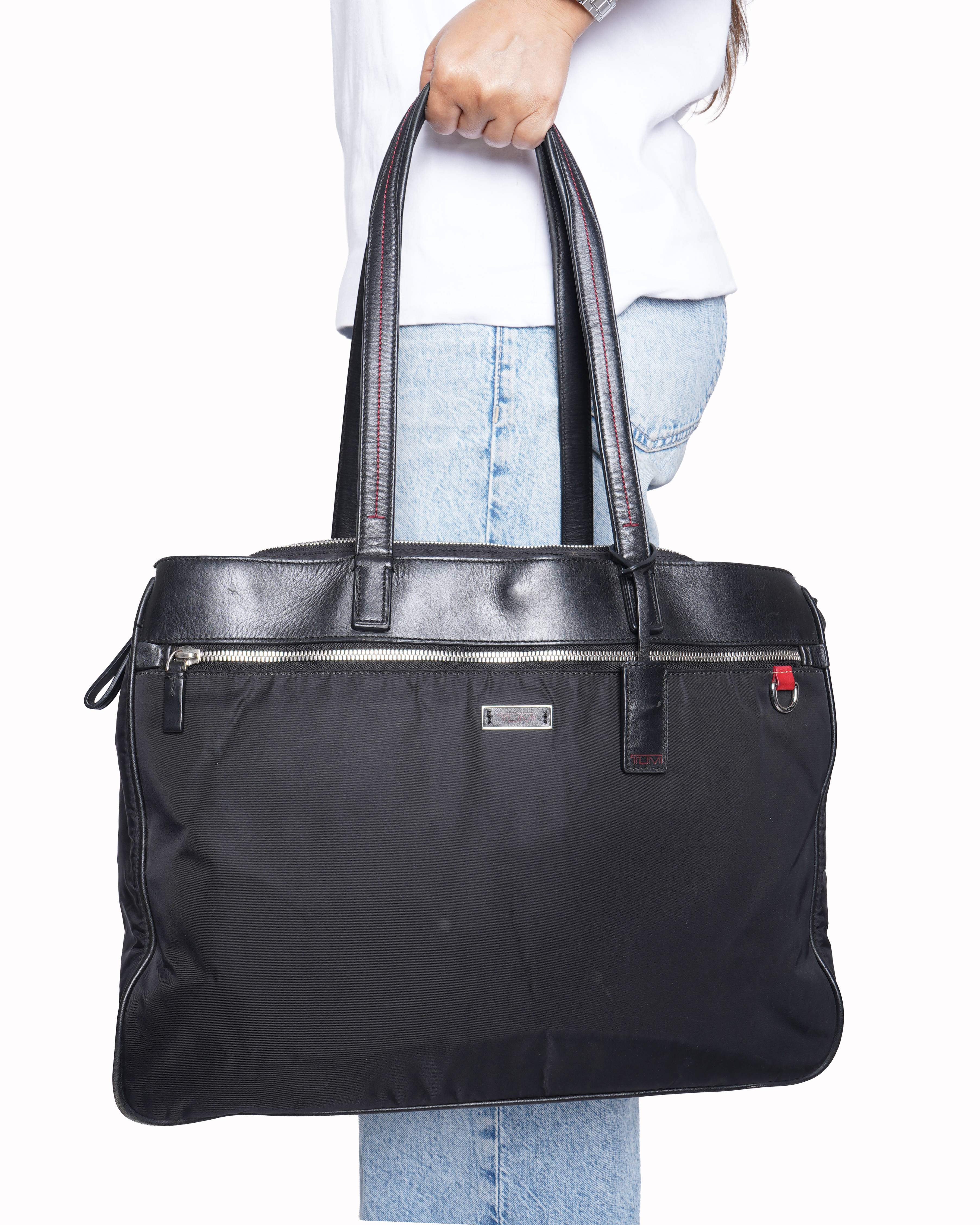 Tumi briefcase in black