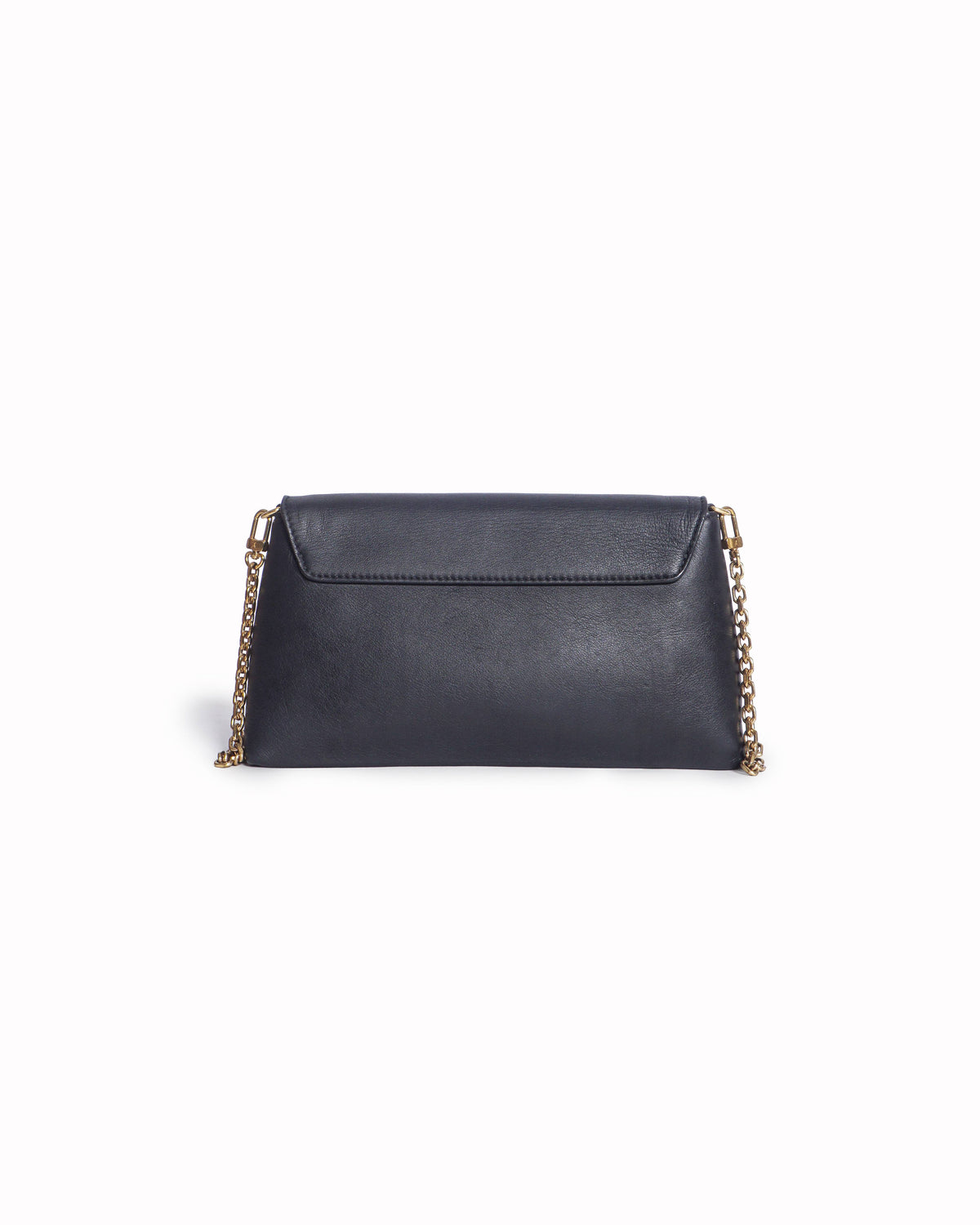 Louis Vuitton Black Smooth Leather Love Note Envelope Bag