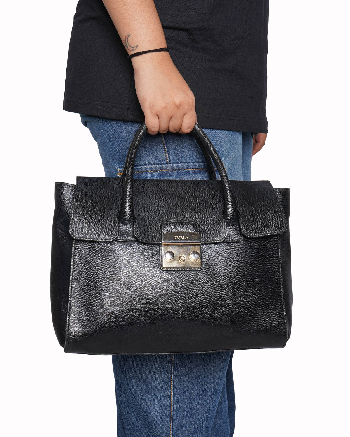 Furla Metropolis leather handbag