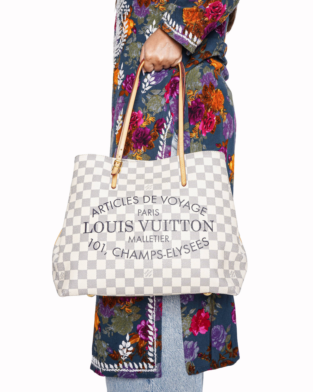 Louis Vuitton Damier Azur De Voyage Cabas Adventure Bag