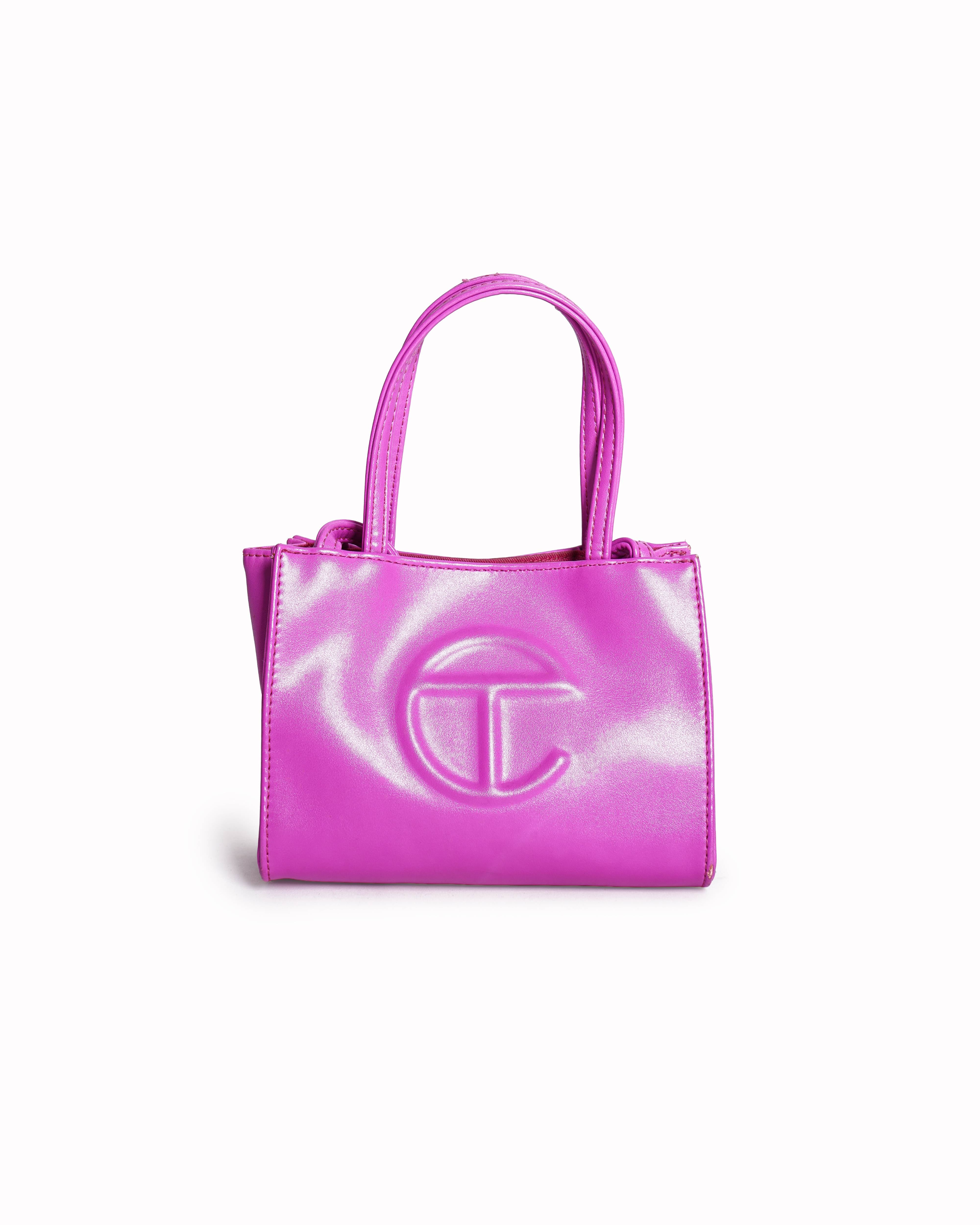 Telfar small Azalea Shopping Bag in Pink