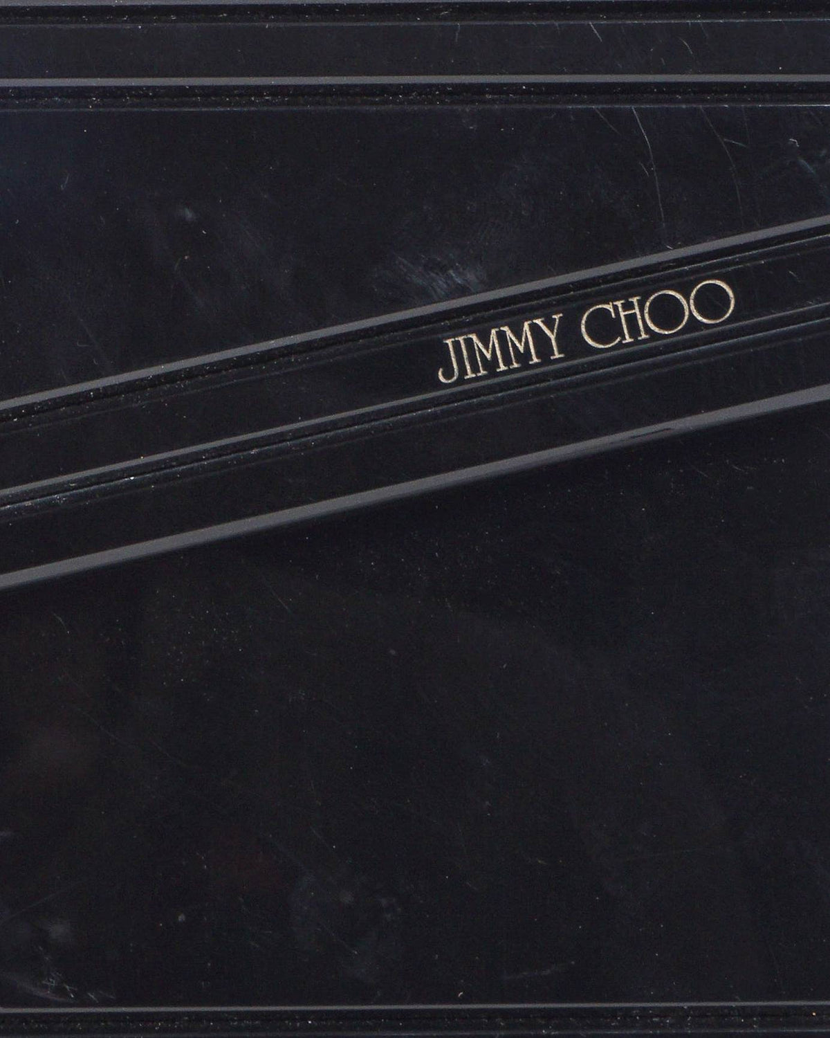 Jimmy Choo Candy Black Acrylic Clutch