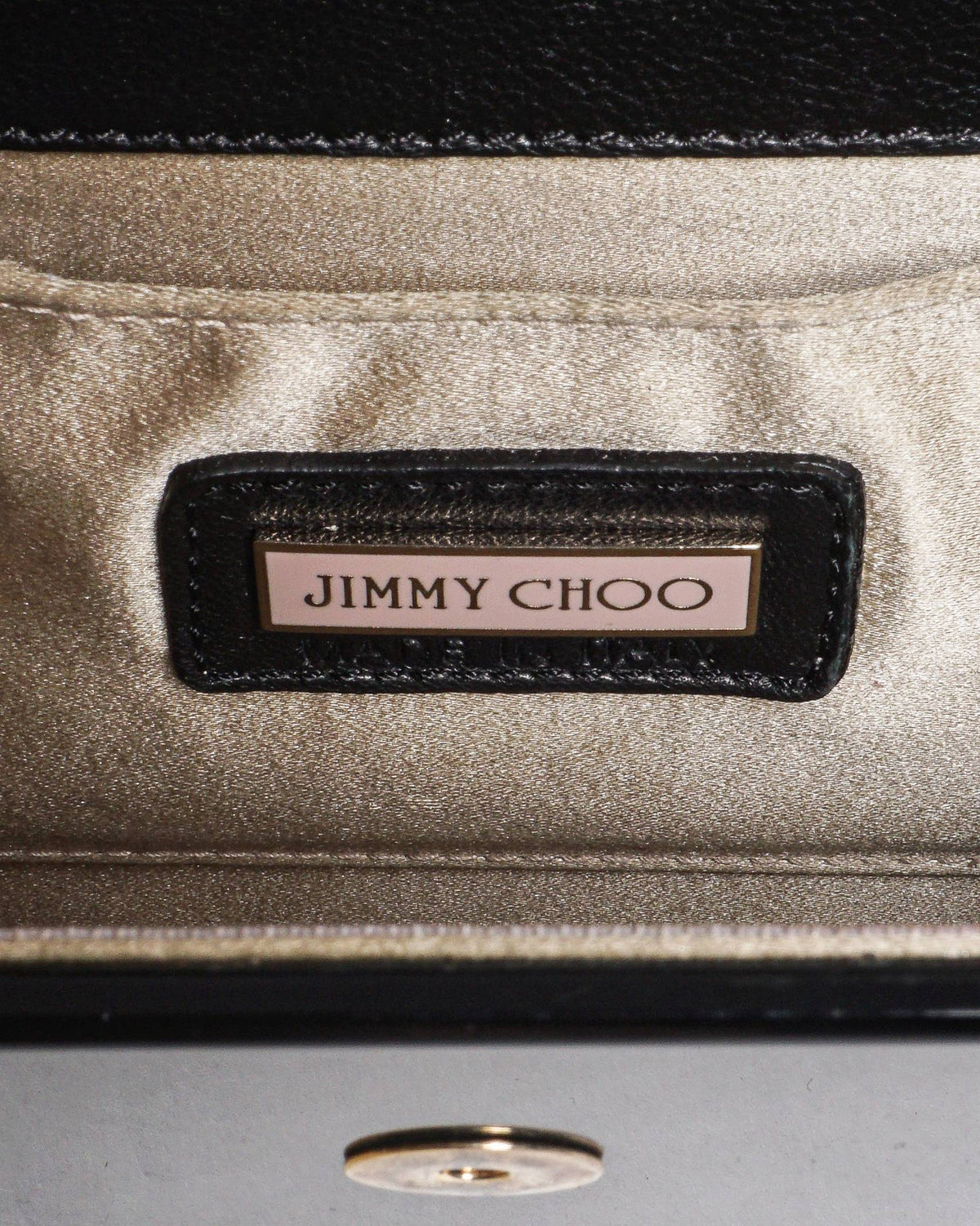 Jimmy Choo Candy Black Acrylic Clutch