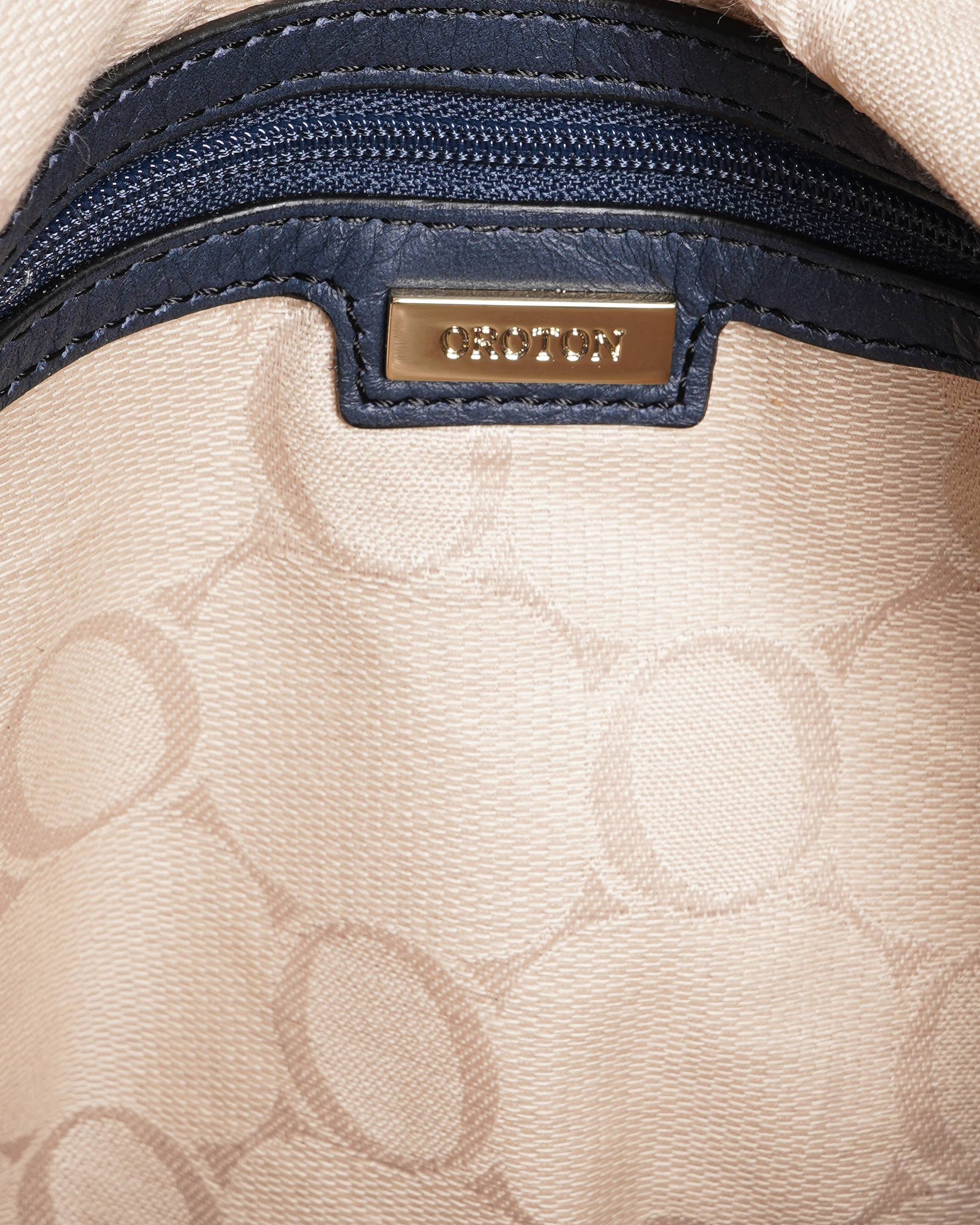 Oroton Blue Leather handbag