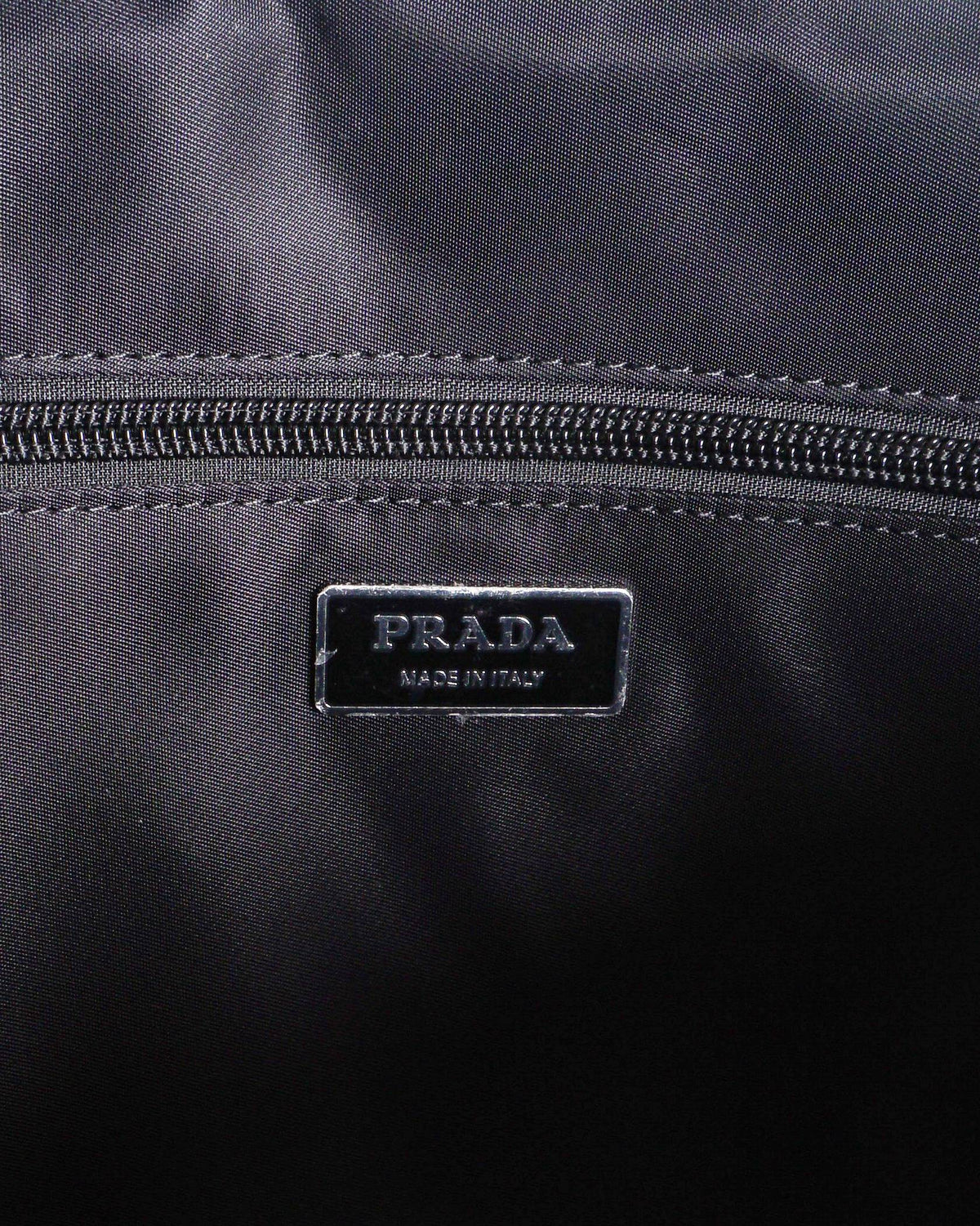 Prada Black Re-Nylon Flap Crossbody Bag