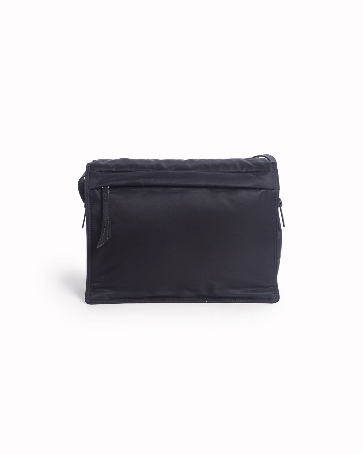 Prada Black Re-Nylon Flap Crossbody Bag